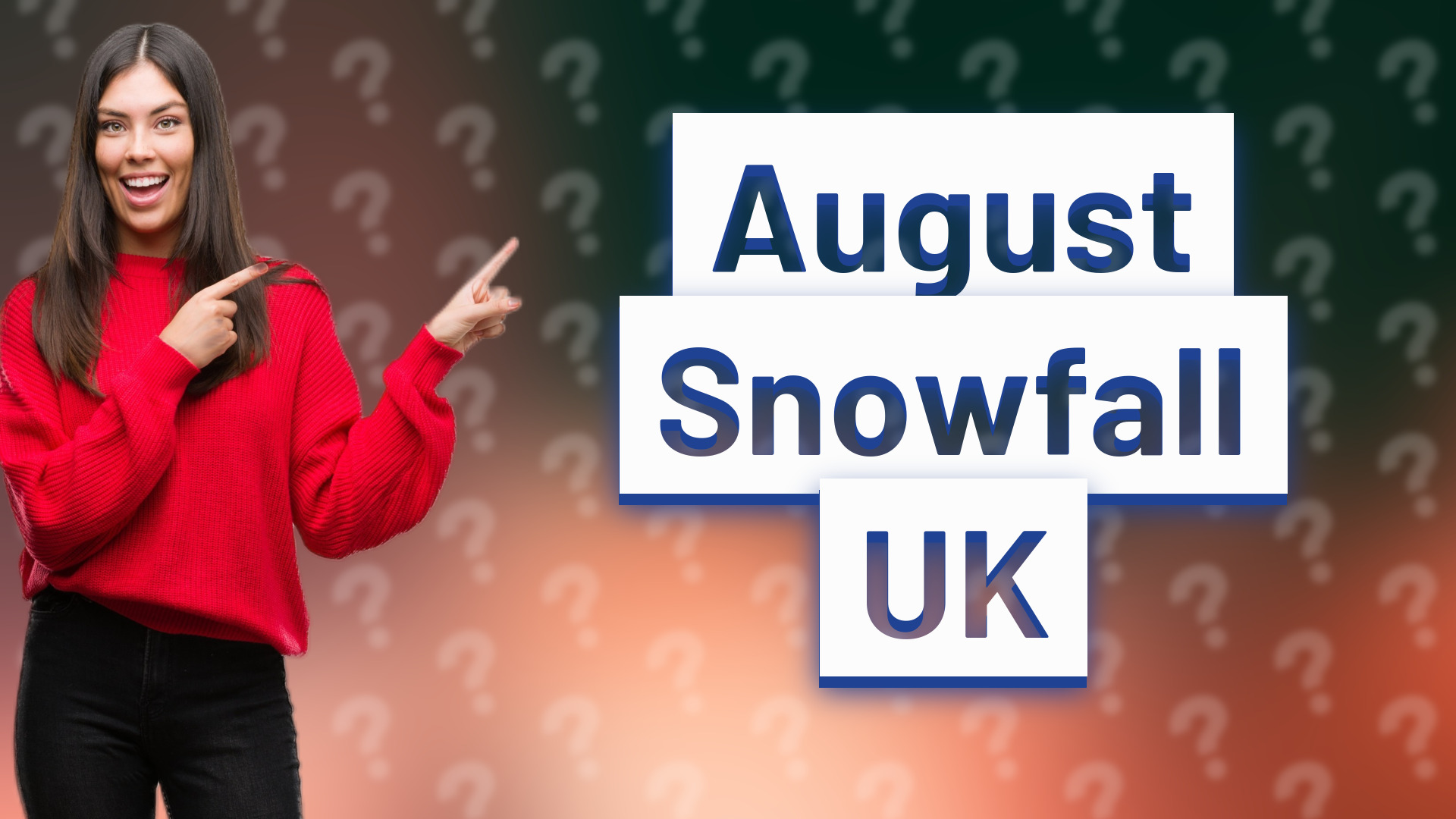 August Snowfall UK
