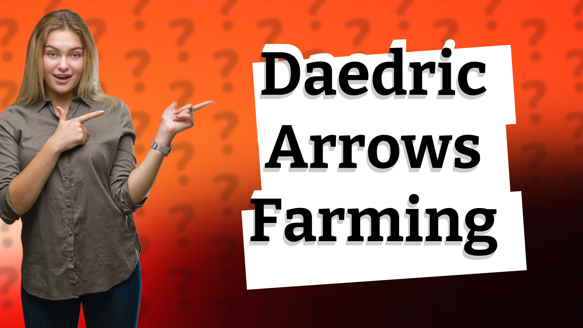 Daedric Arrows Farming