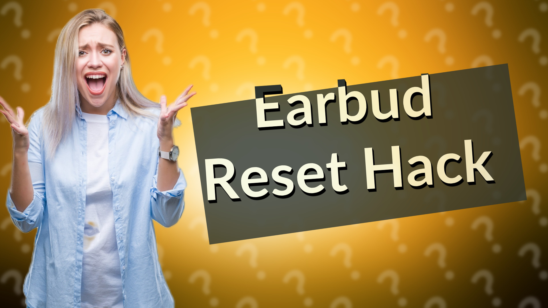 Earbud Reset Hack