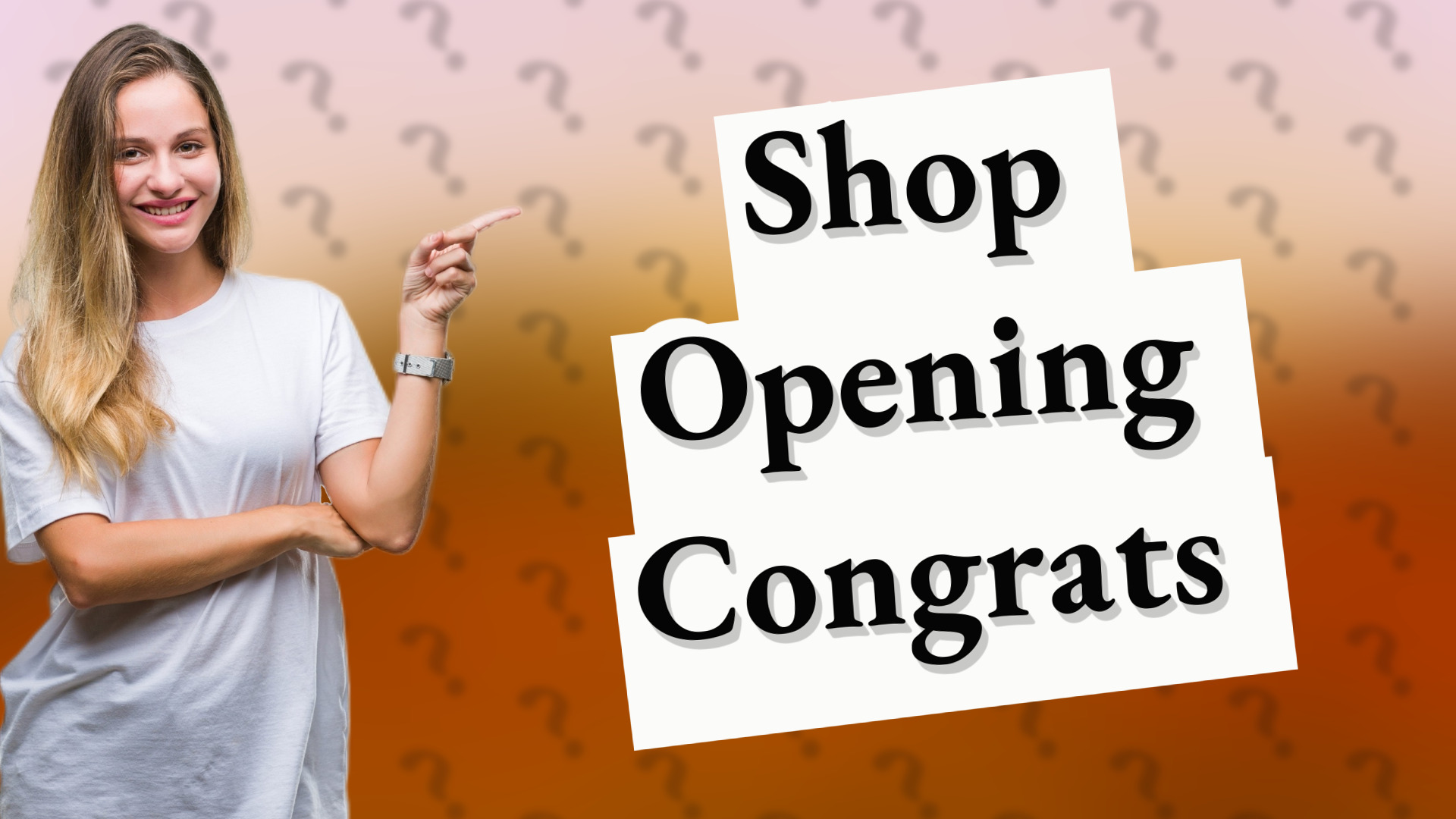 Shop Opening Congrats
