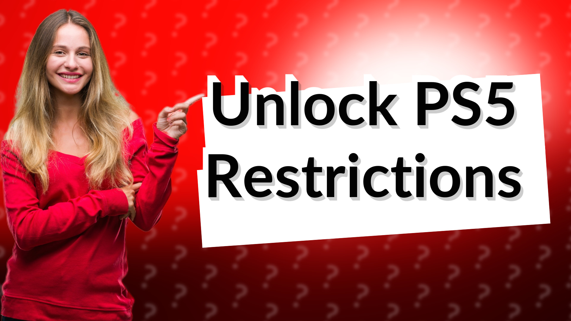Unlock PS5 Restrictions