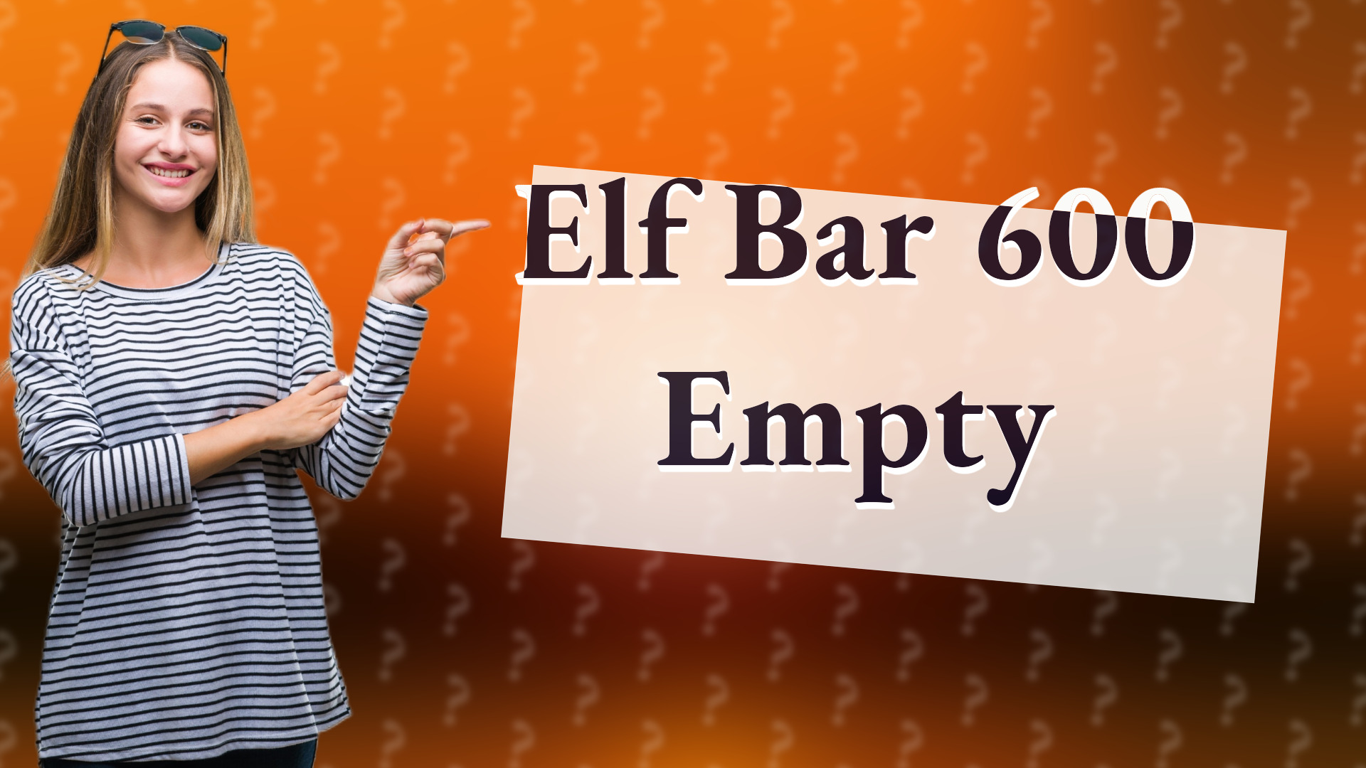 Elf Bar 600 Empty