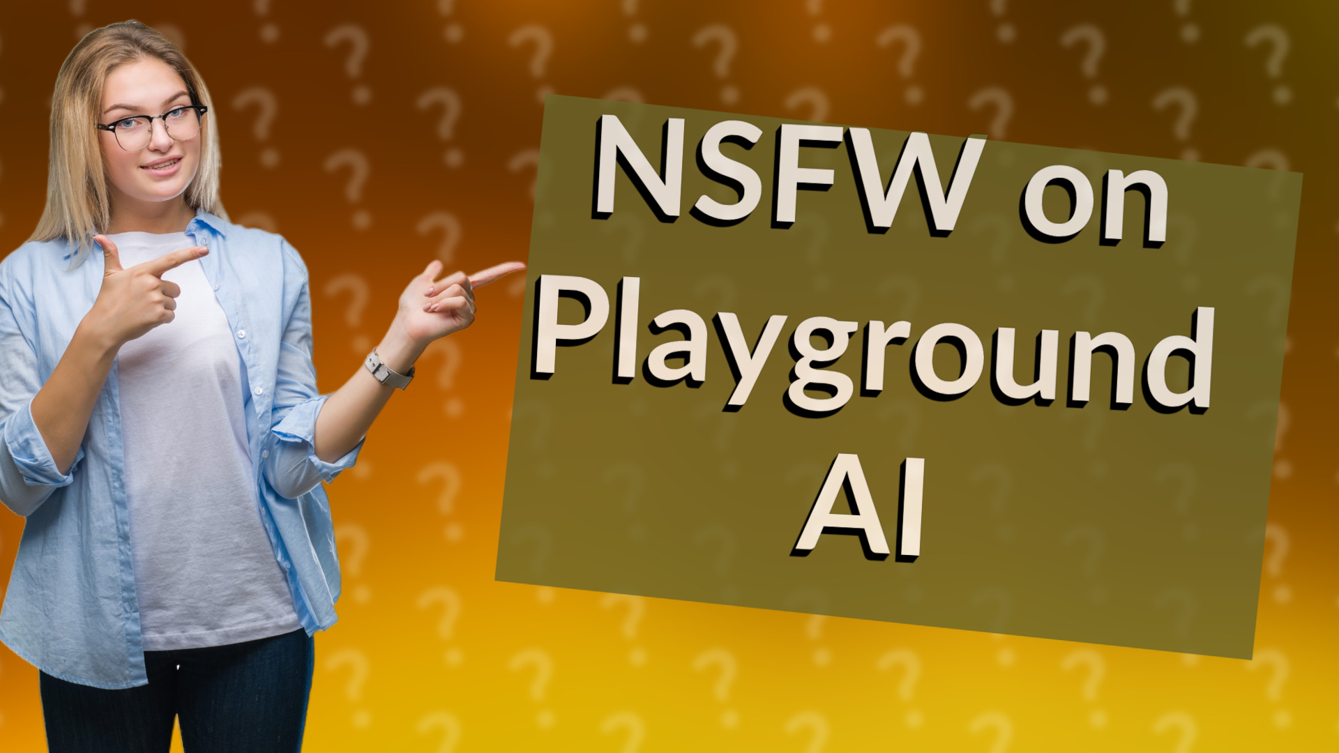 NSFW on Playground AI