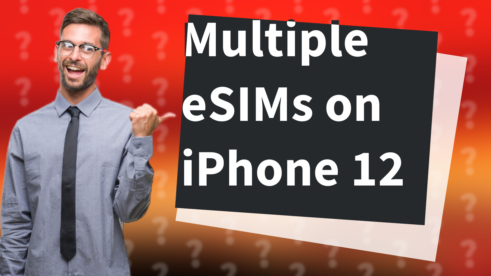 Multiple eSIMs on iPhone 12