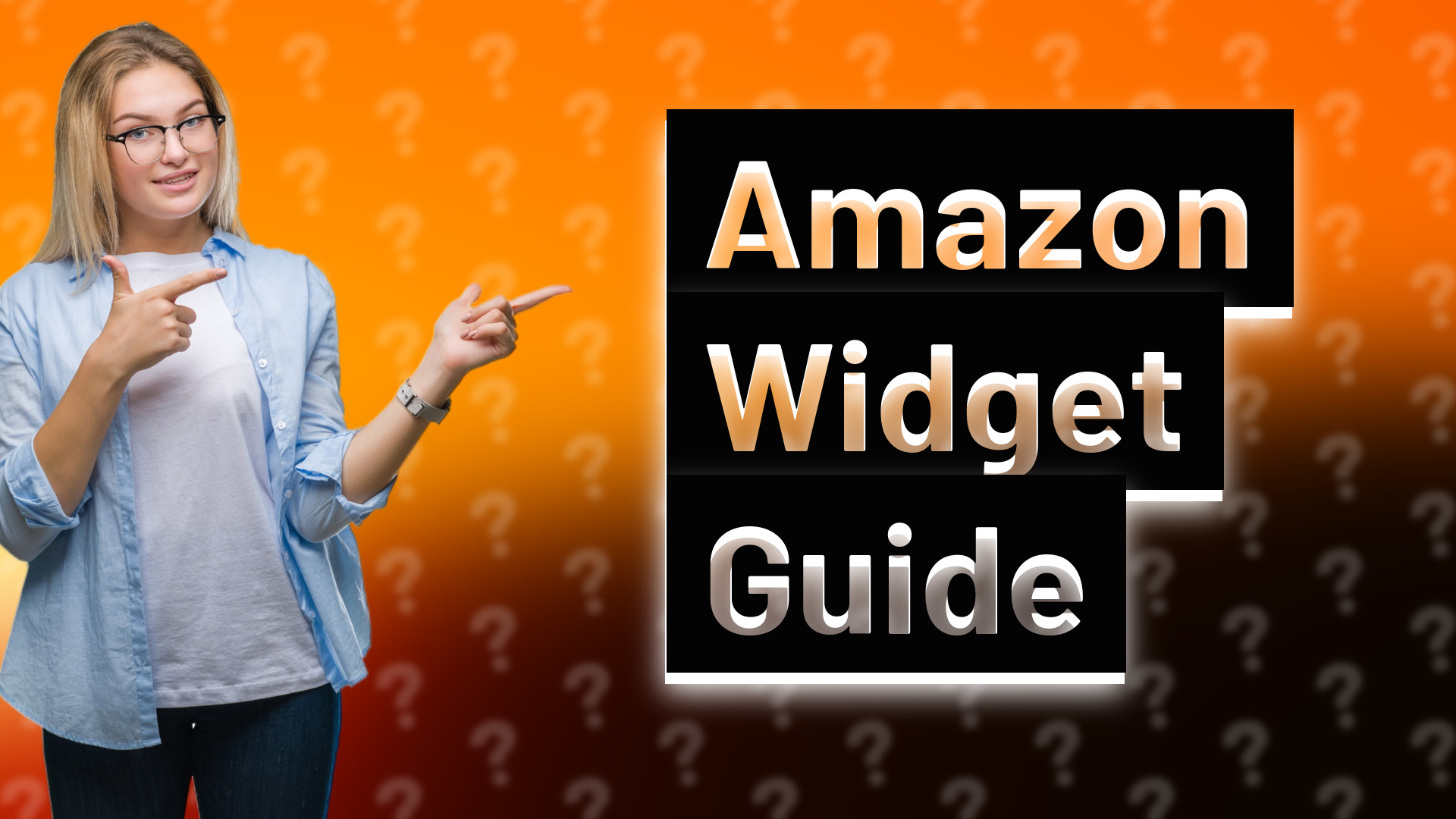 Amazon Widget Guide