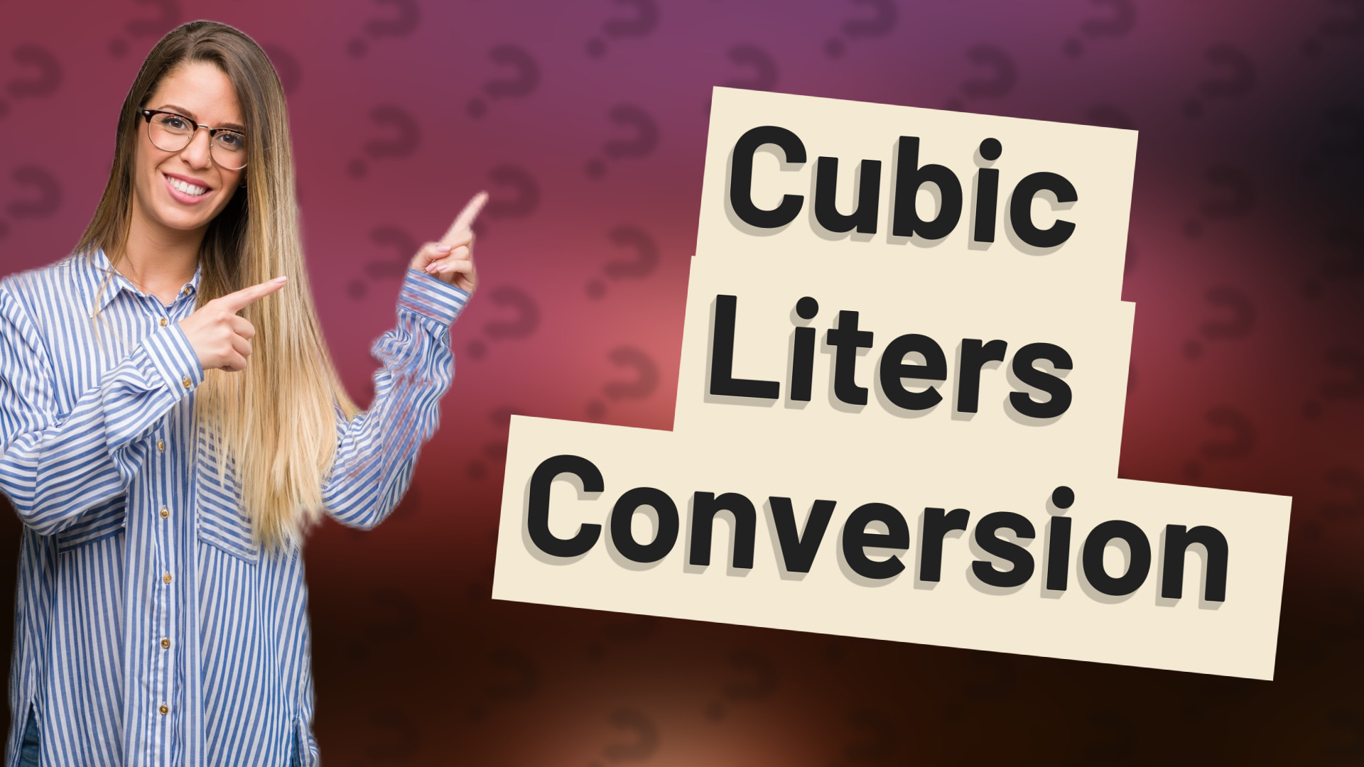 Cubic Liters Conversion