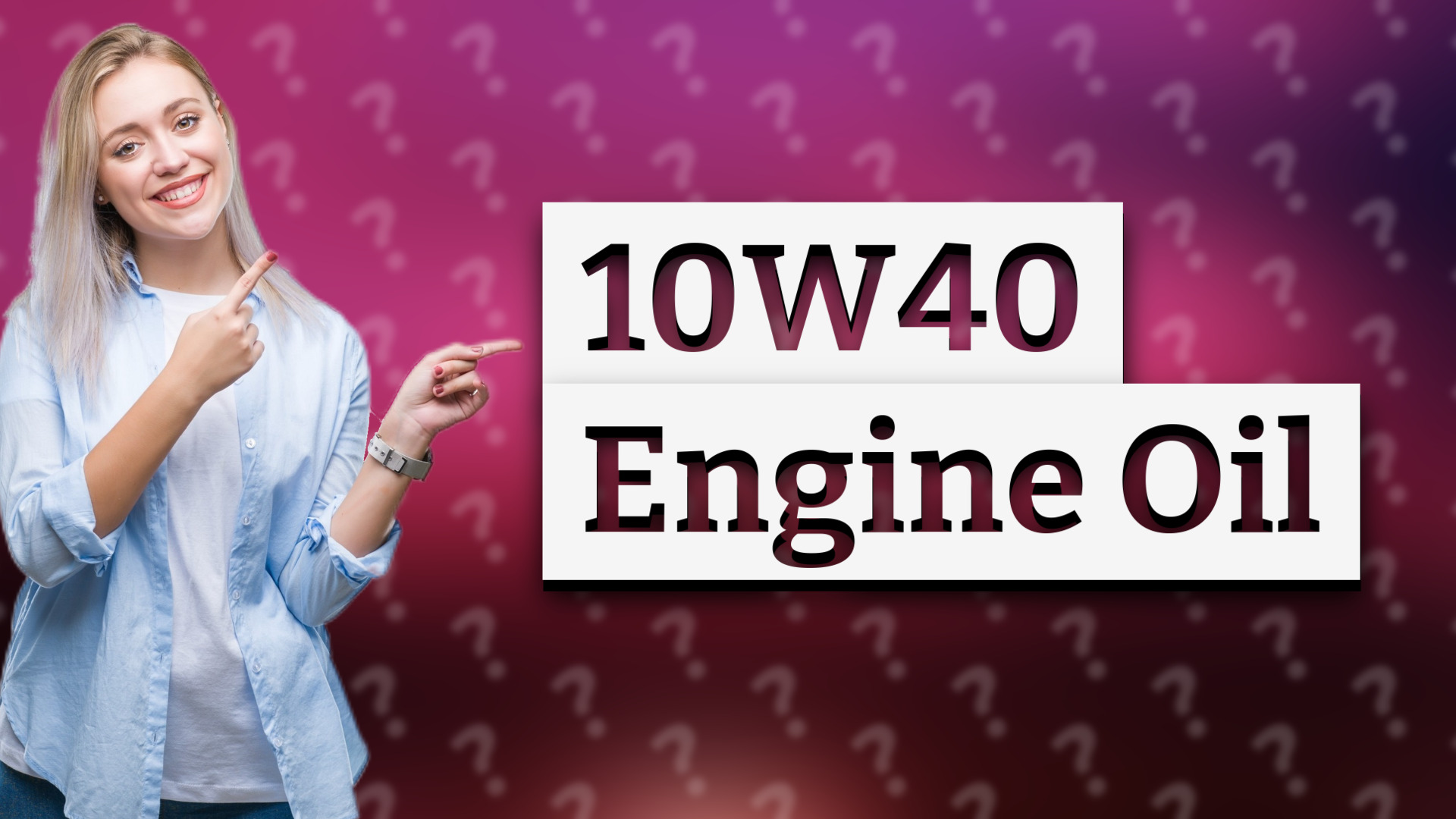 10W40 Engine Oil