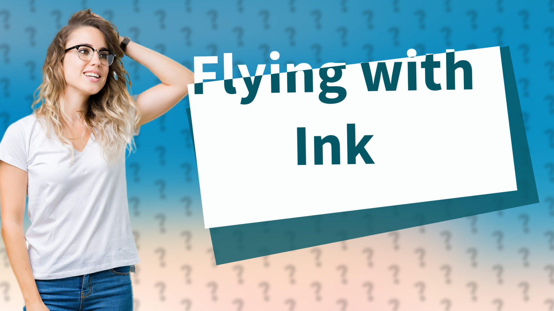 Flying with Ink