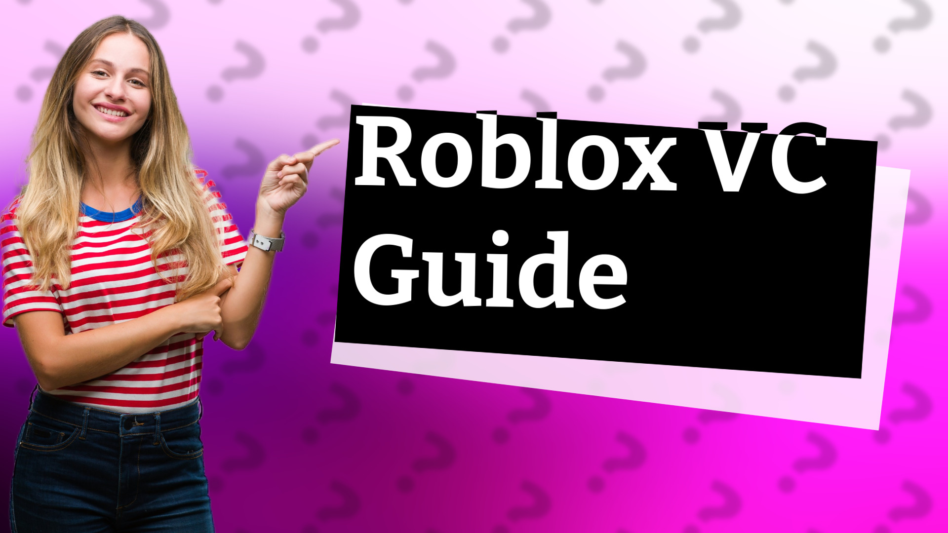 Roblox VC Guide