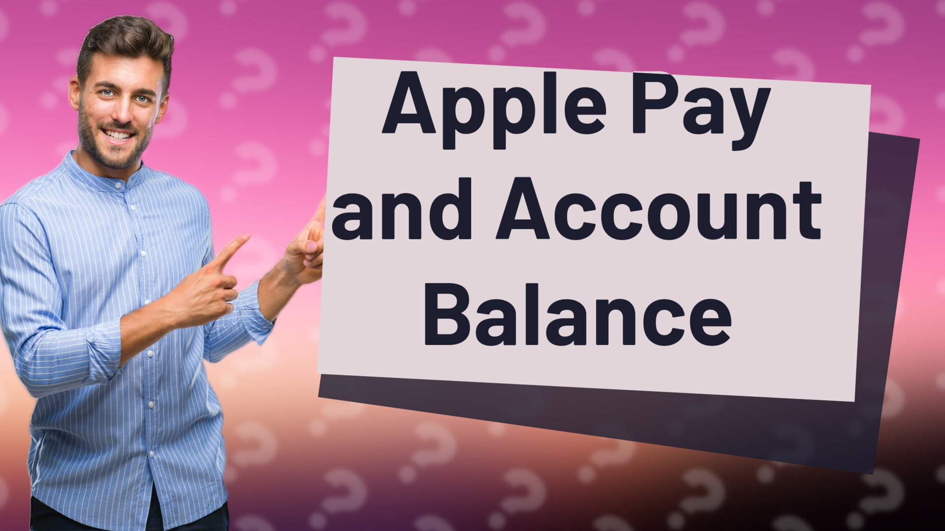 Apple Pay and Account Balance