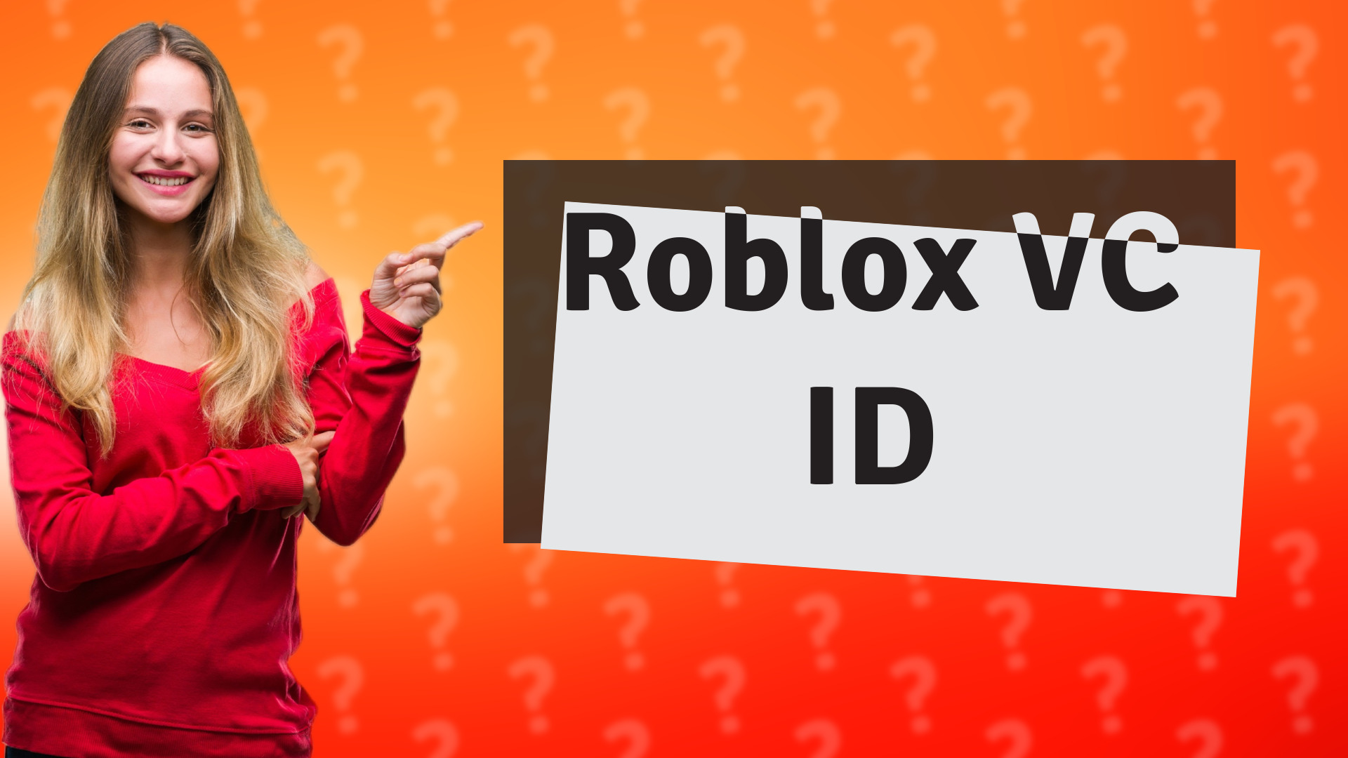Roblox VC ID