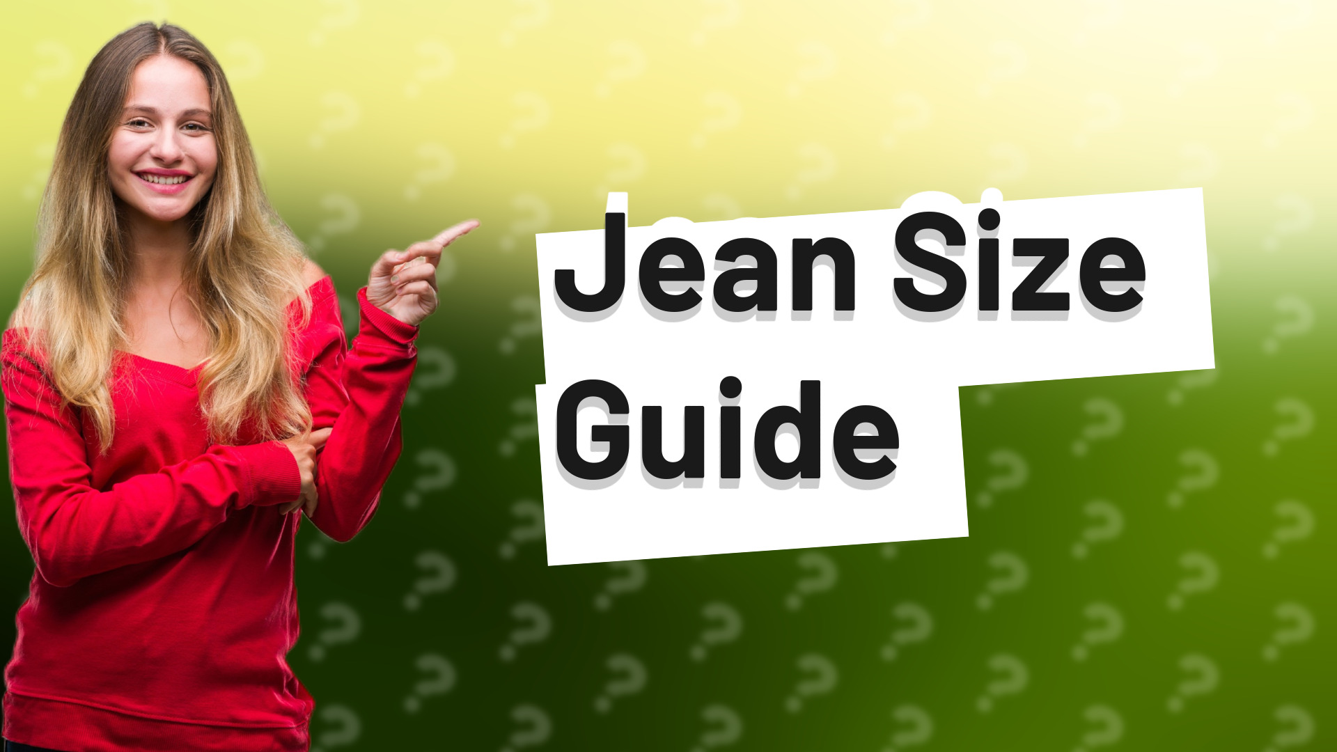 Jean Size Guide