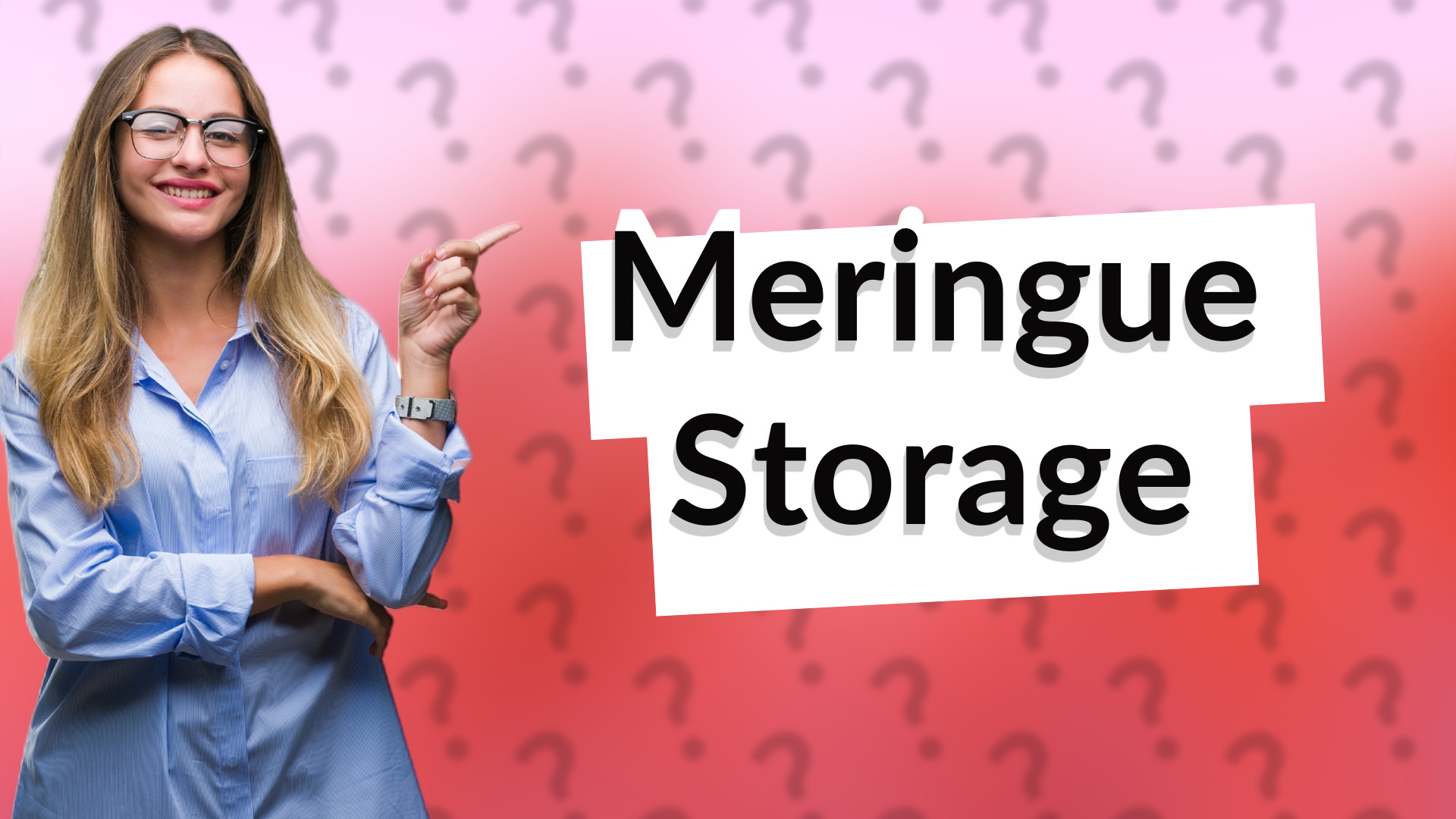 Meringue Storage