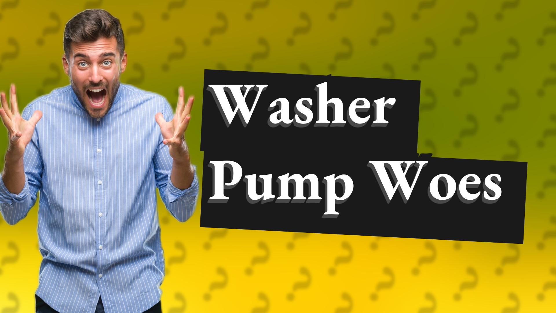 Washer Pump Woes