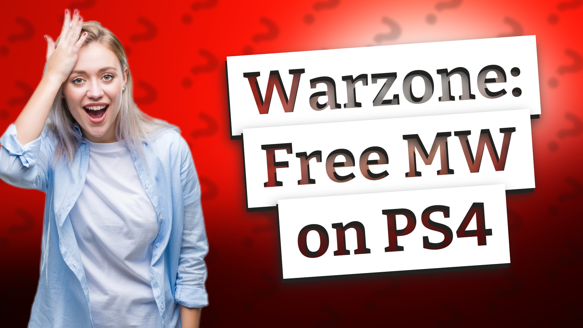 Warzone: Free MW on PS4