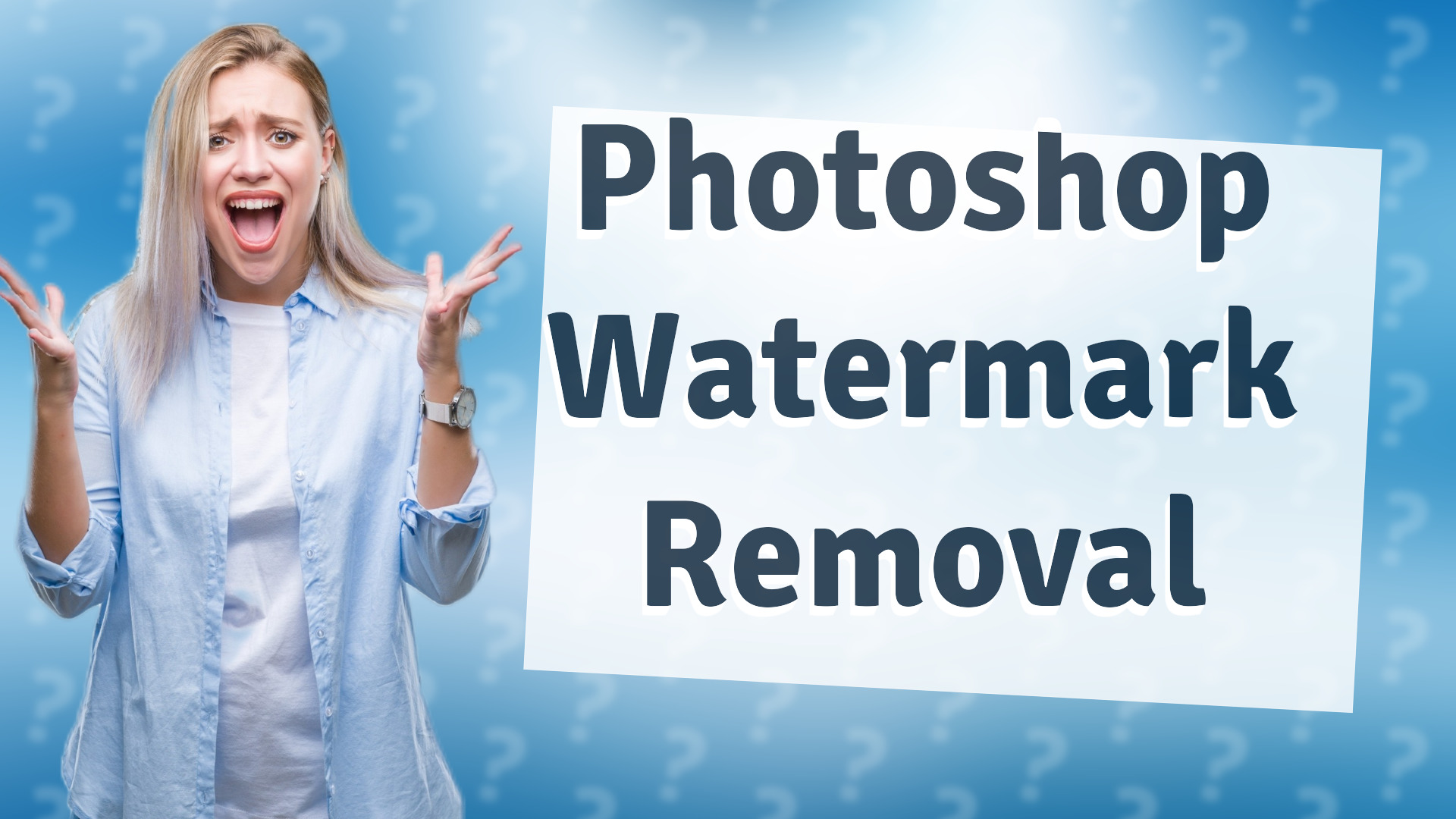 Photoshop Watermark Removal