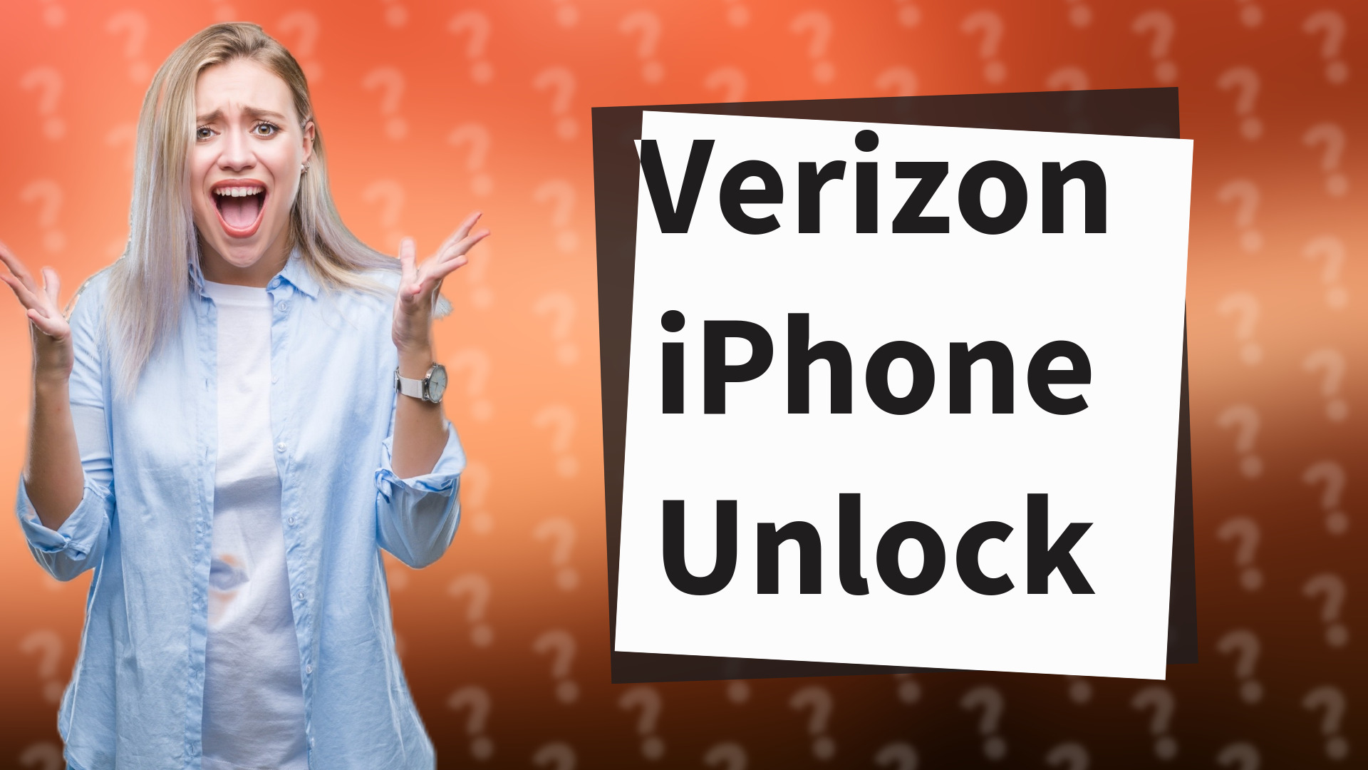 Verizon iPhone Unlock