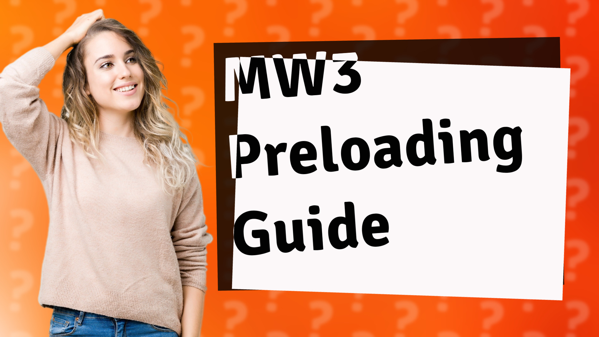 MW3 Preloading Guide
