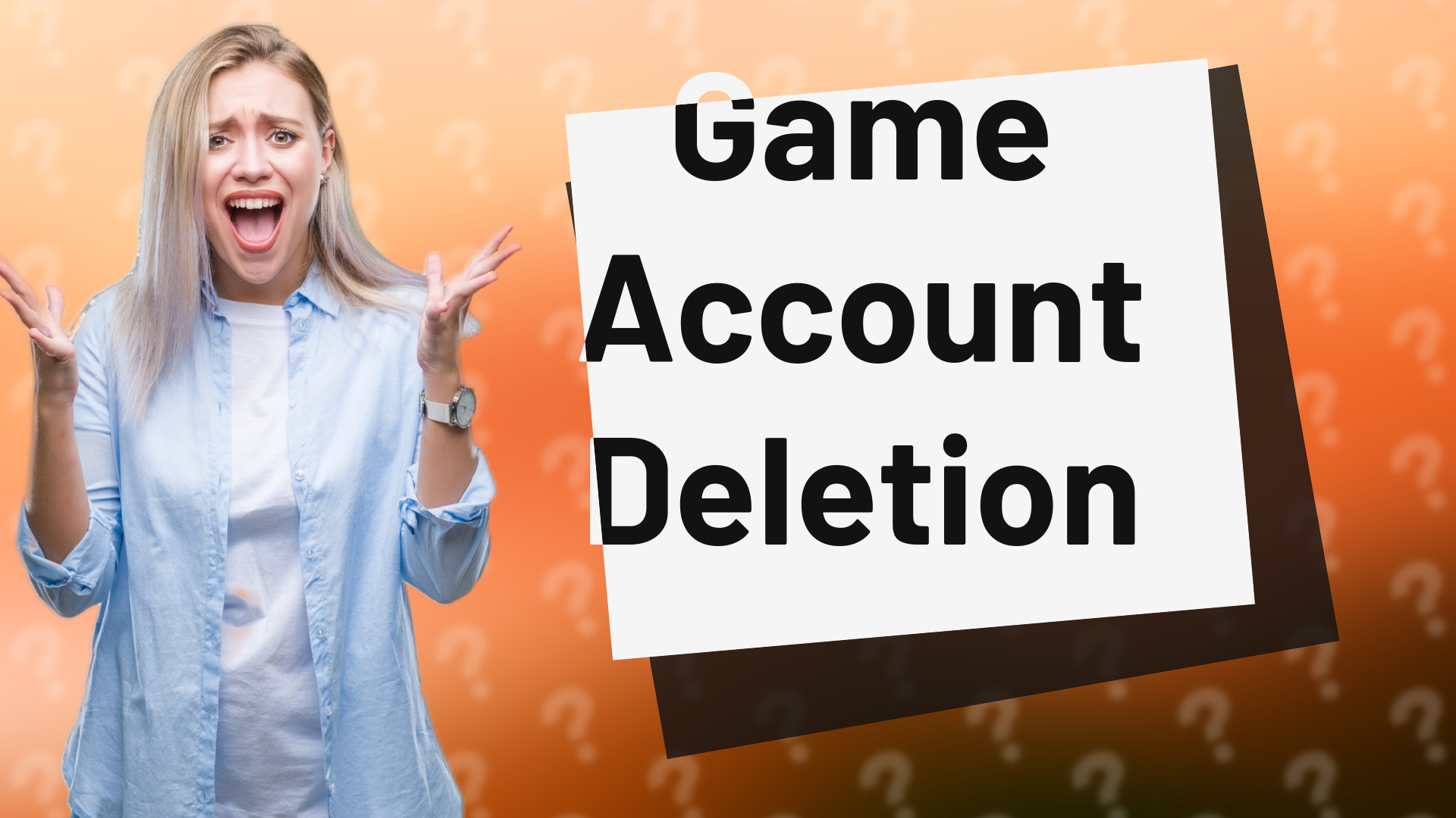 Game Account Deletion