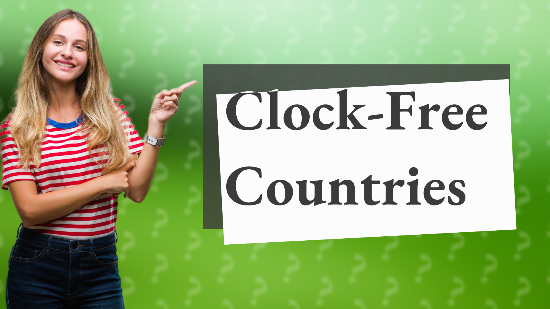 Clock-Free Countries
