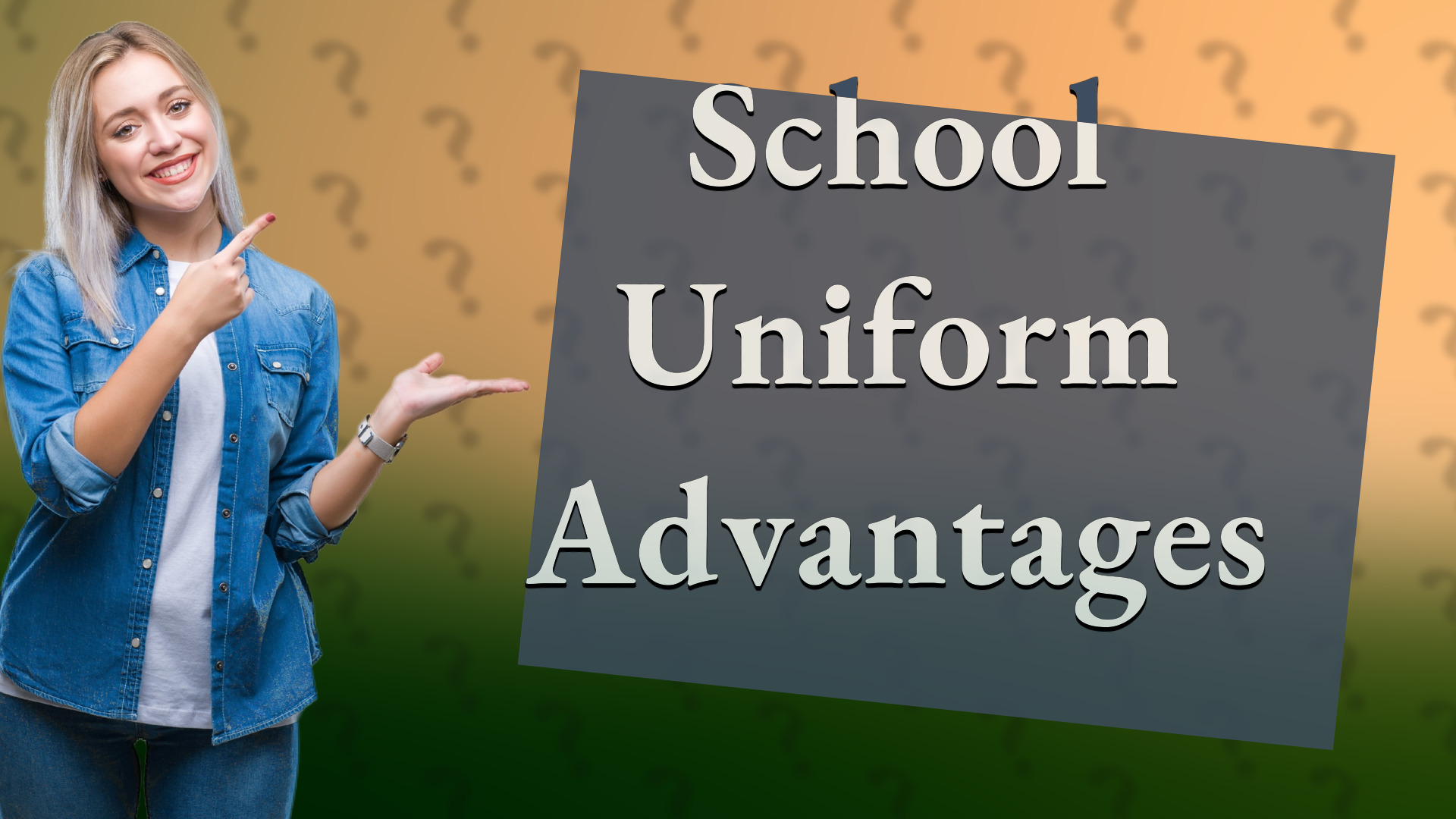 School Uniform Advantages