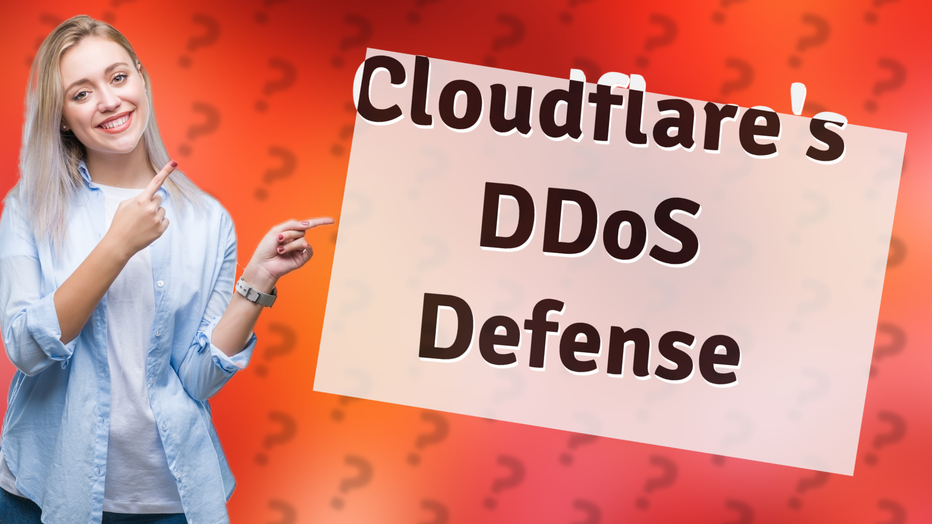 Cloudflare's DDoS Defense