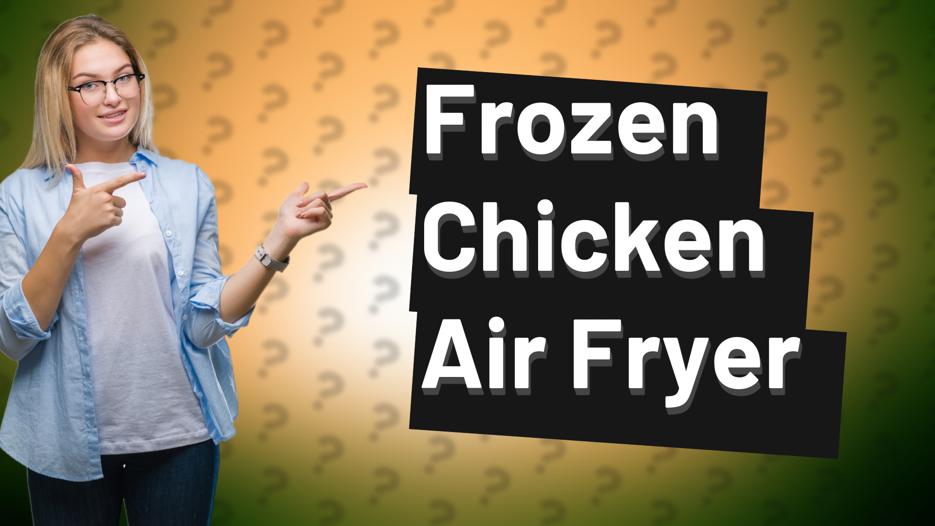 Frozen Chicken Air Fryer