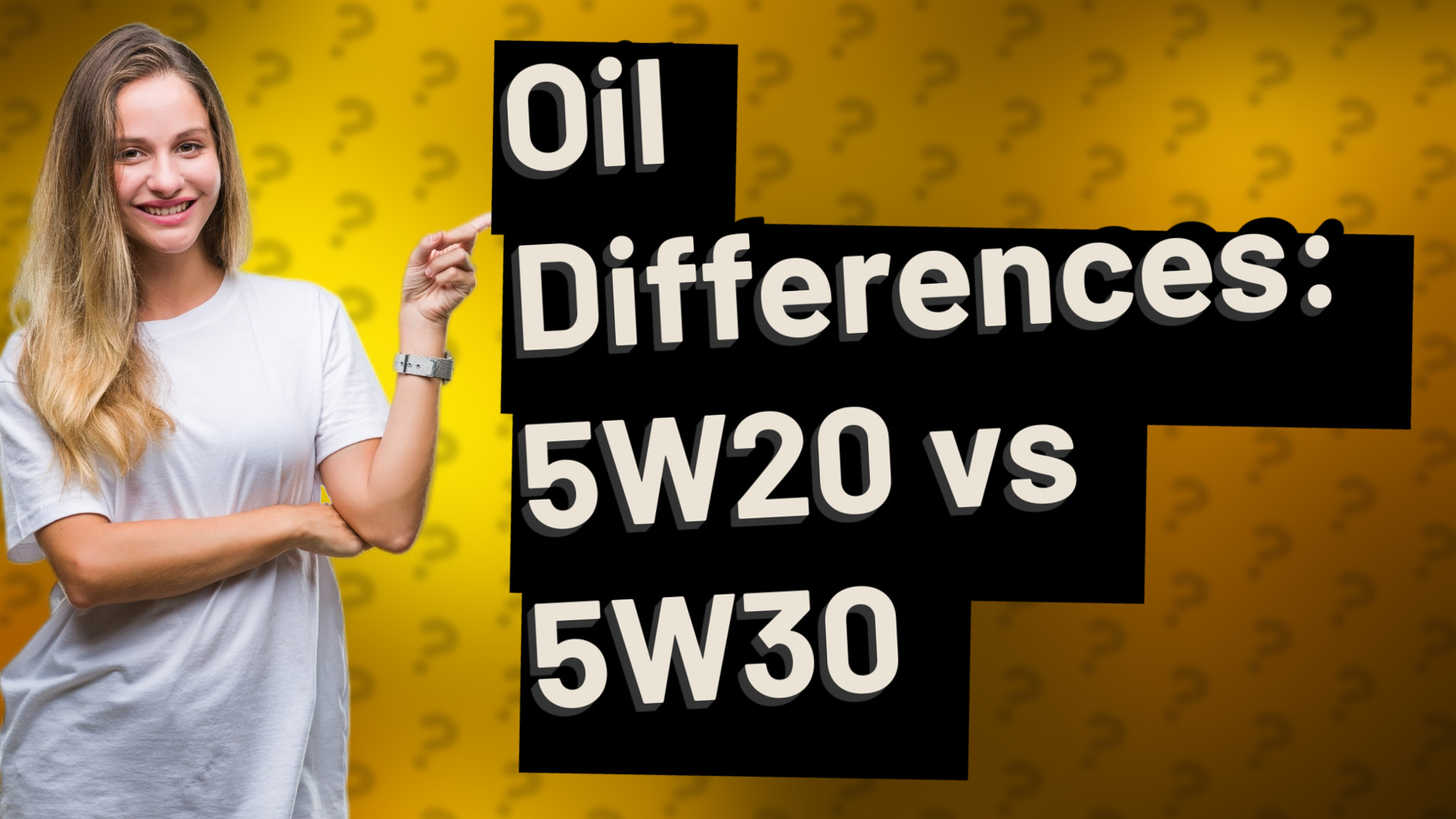 Oil Differences: 5W20 vs 5W30