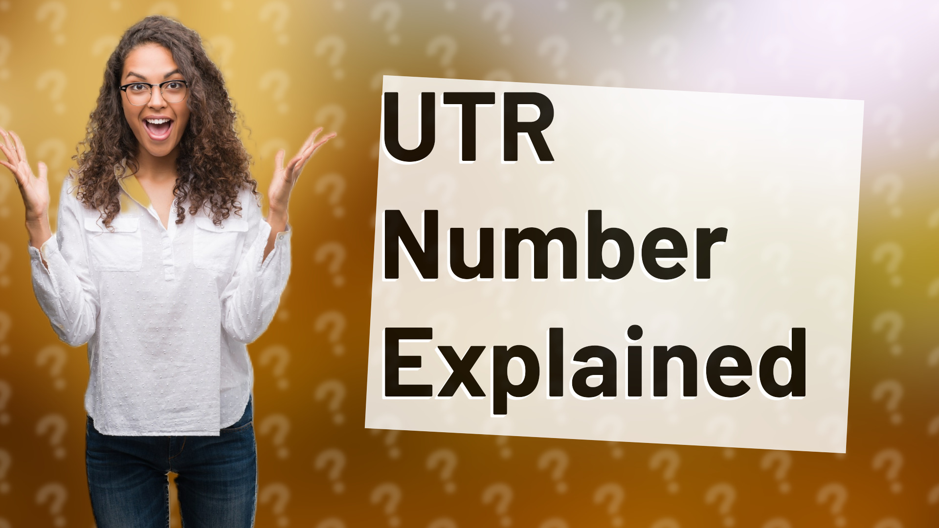 UTR Number Explained