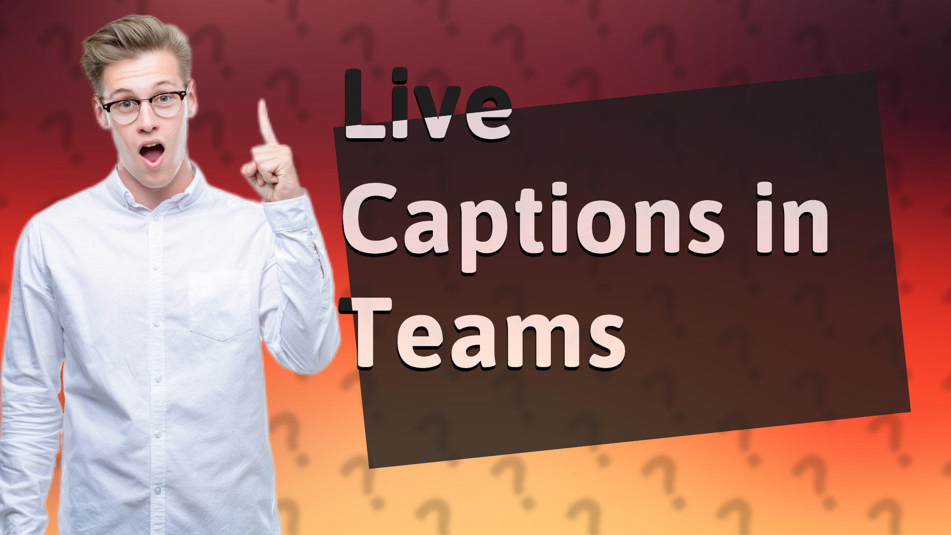 Live Captions in Teams