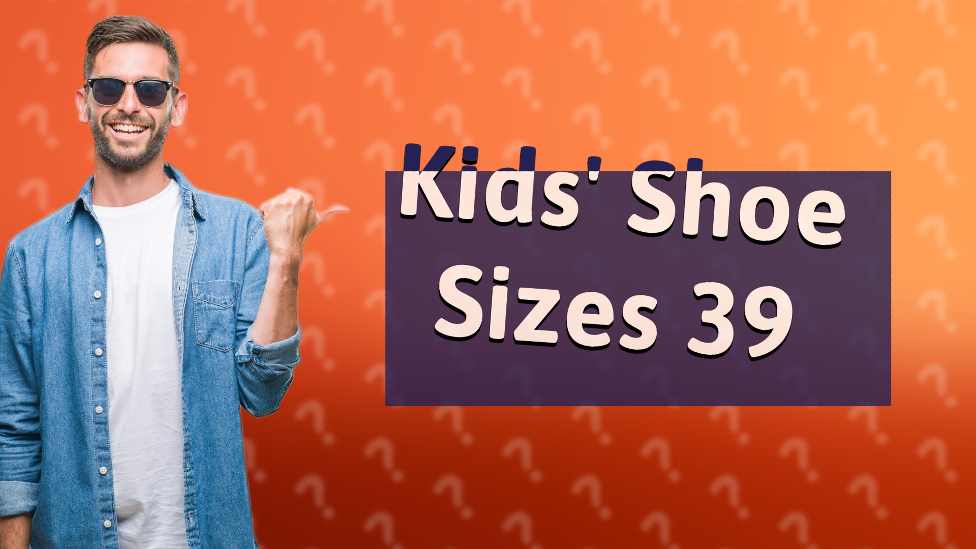 Kids' Shoe Sizes 39