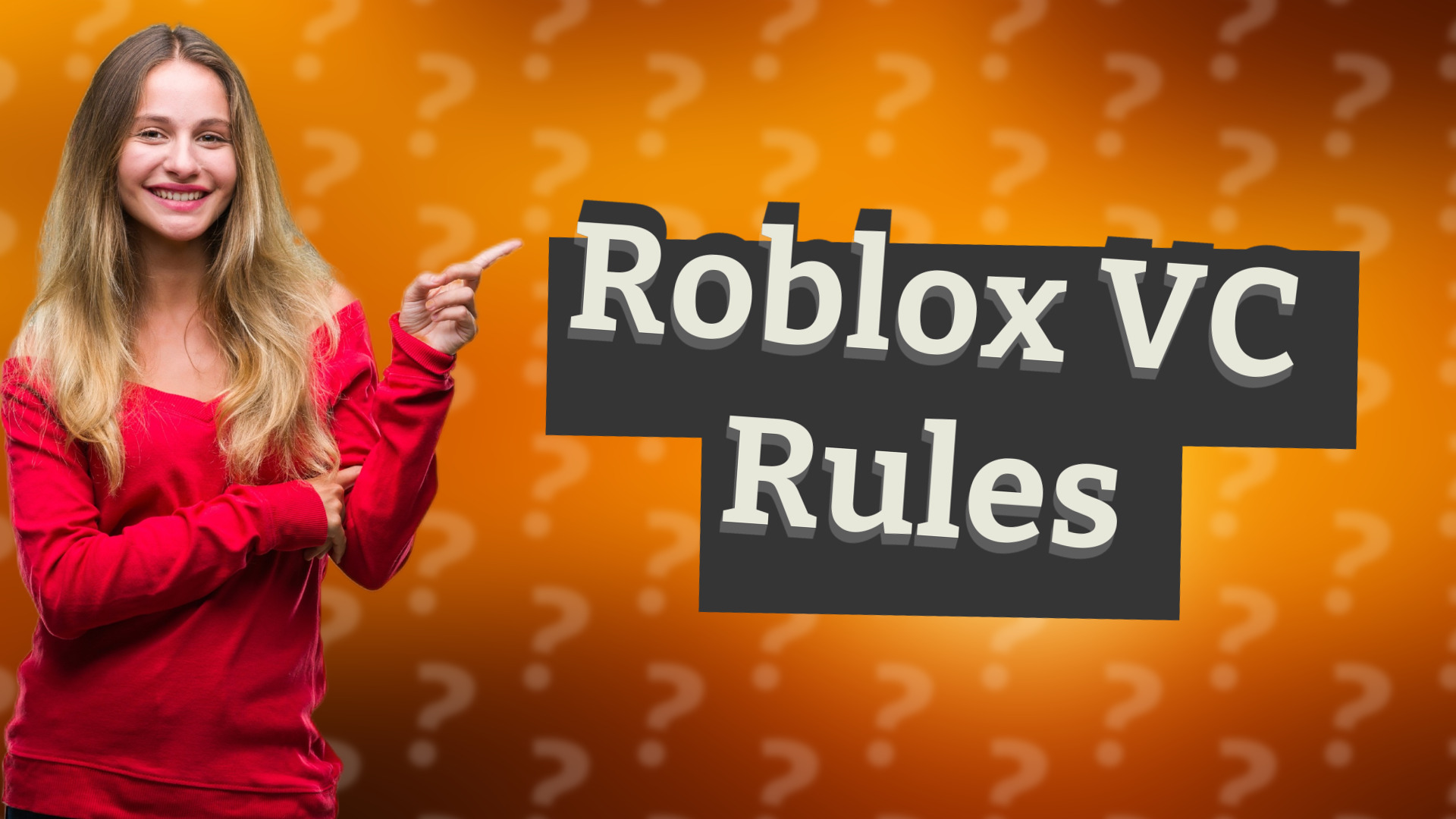 Roblox VC Rules