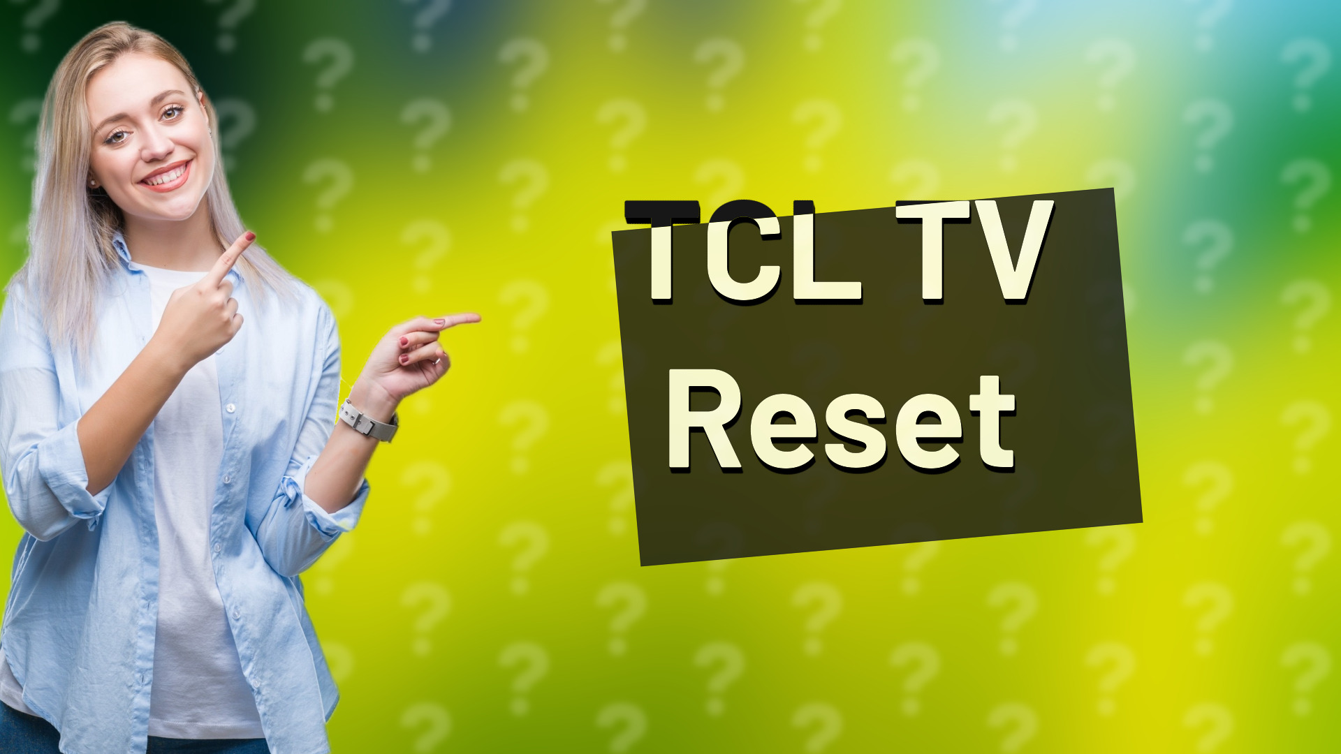TCL TV Reset