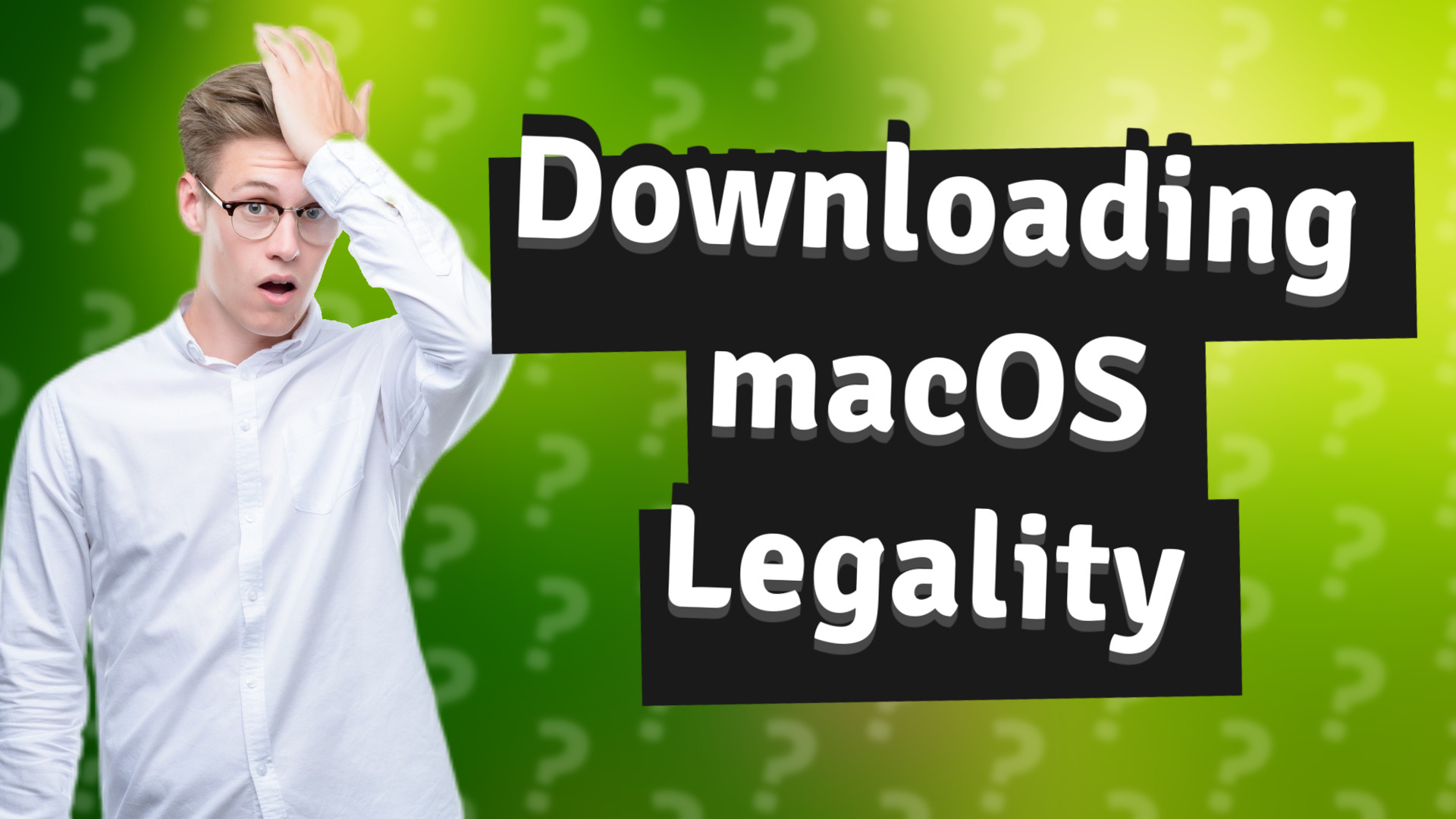 Downloading macOS Legality