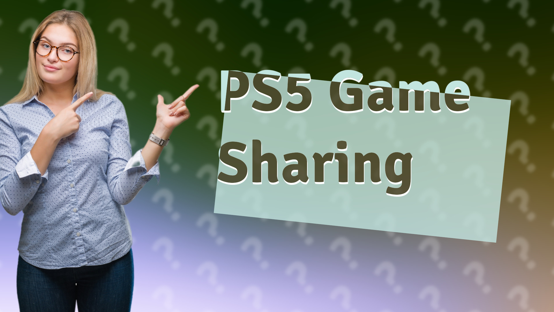 PS5 Game Sharing