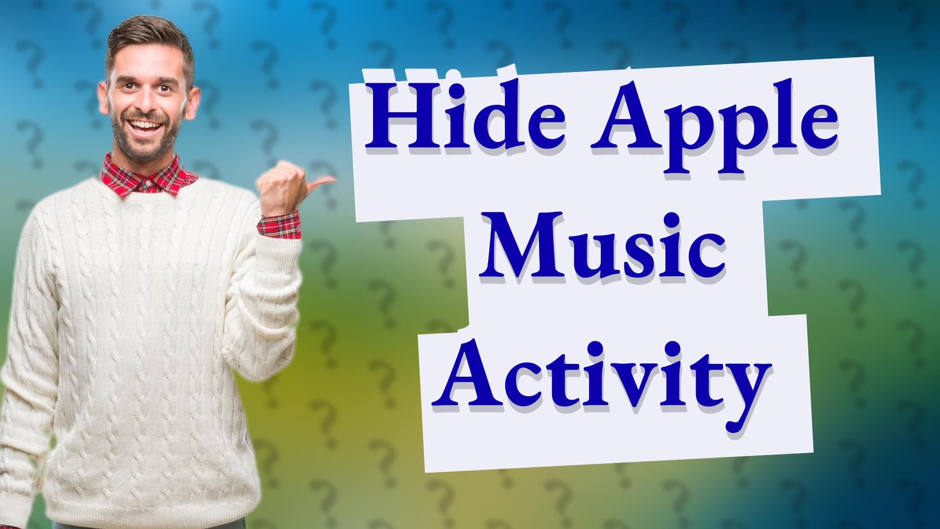 Hide Apple Music Activity