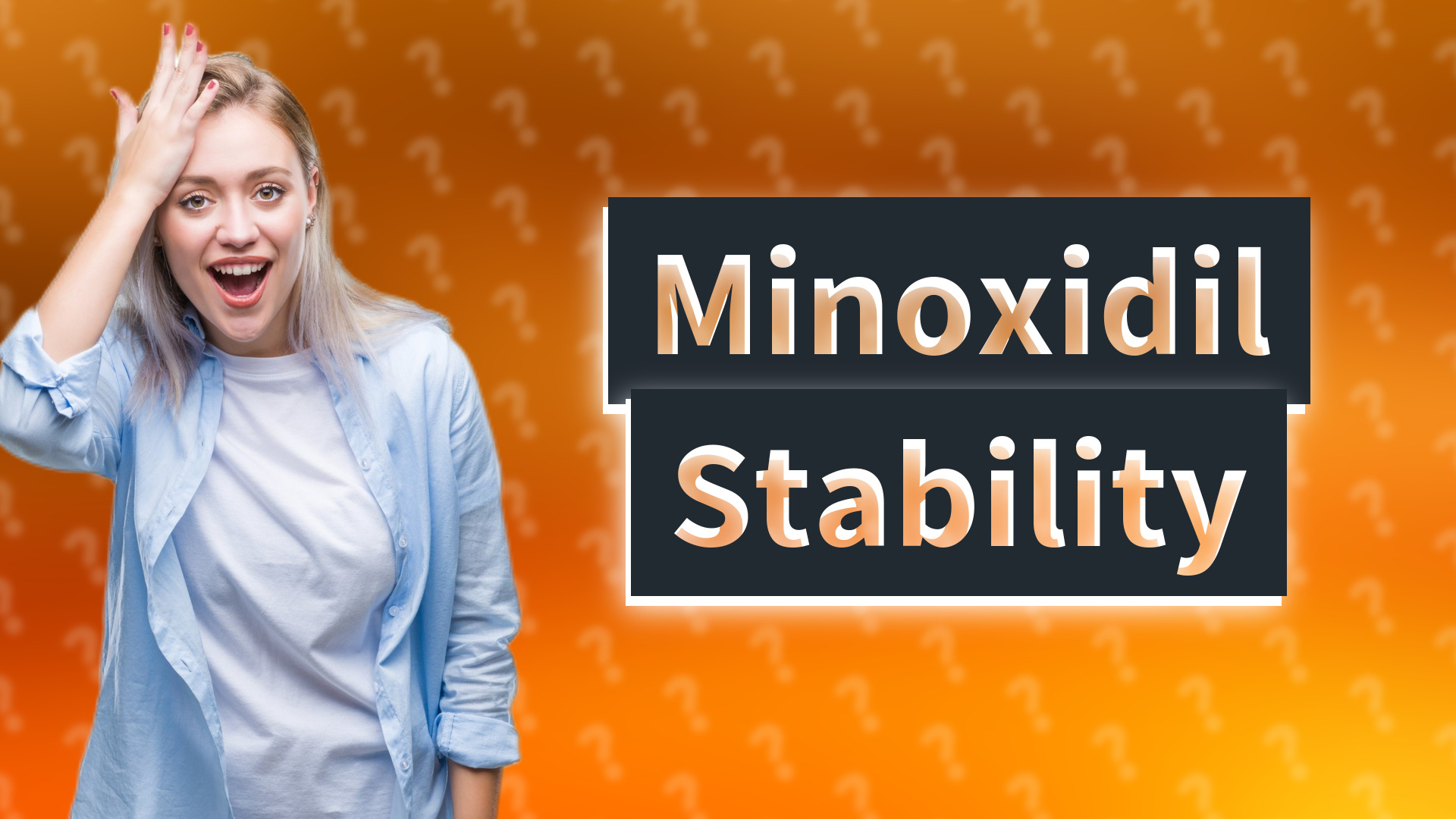 Minoxidil Stability