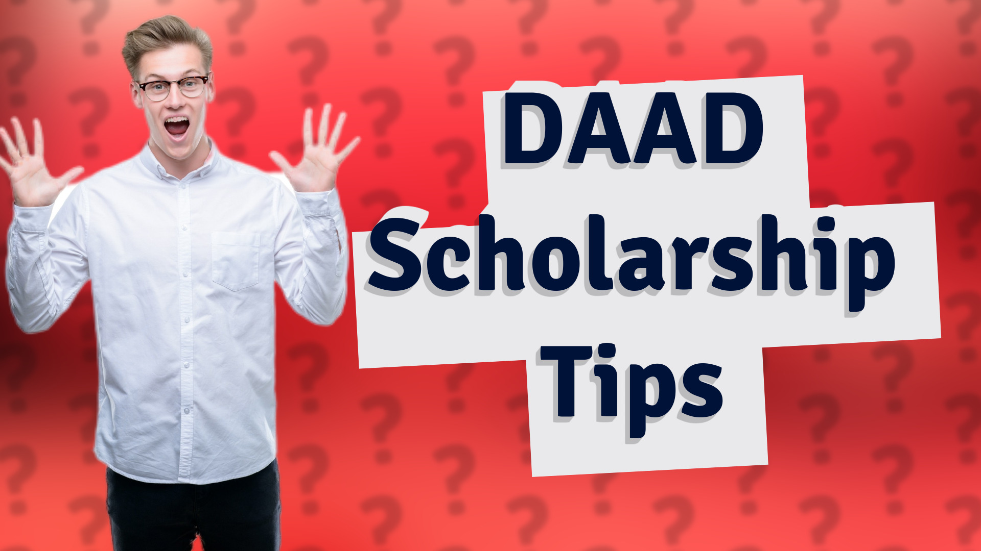DAAD Scholarship Tips