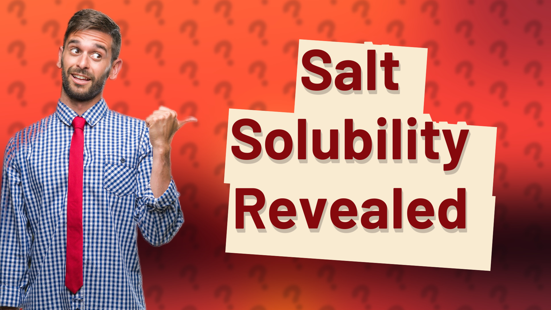 Salt Solubility Revealed