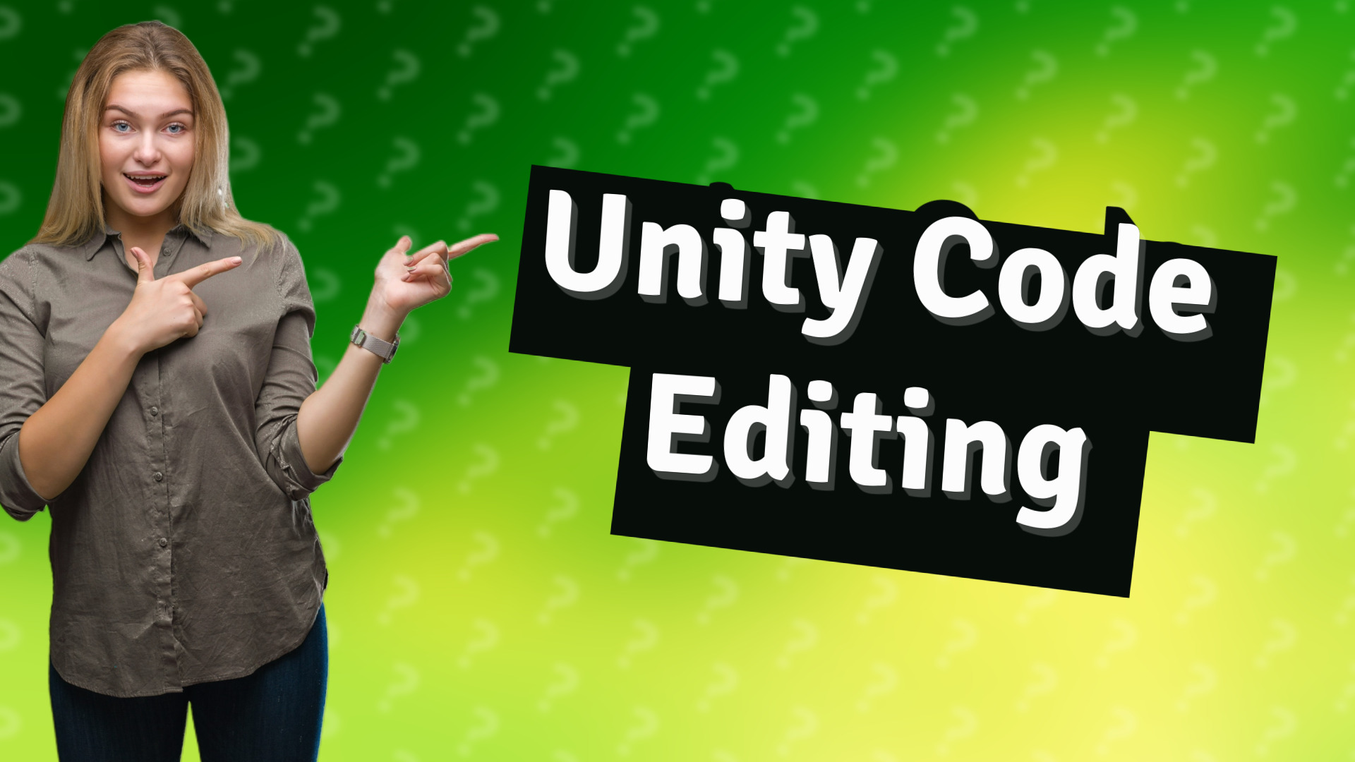 Unity Code Editing