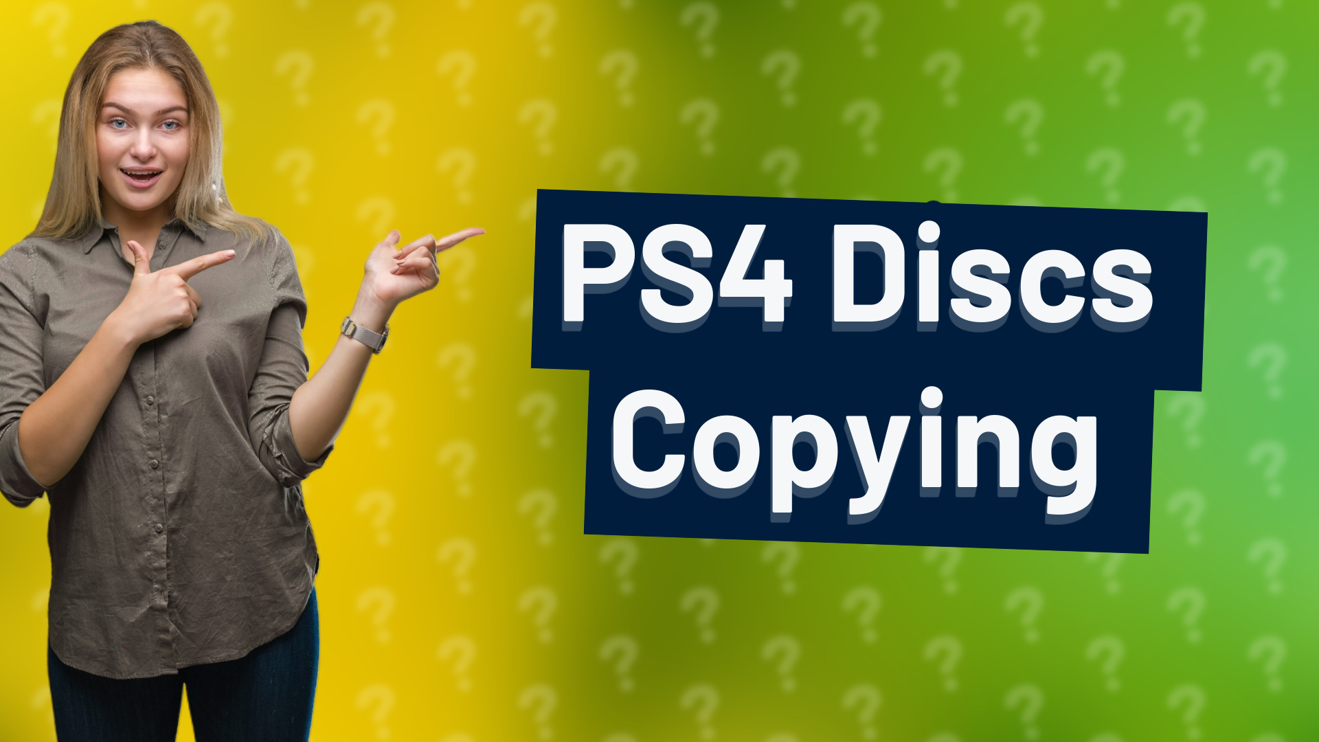 PS4 Discs Copying