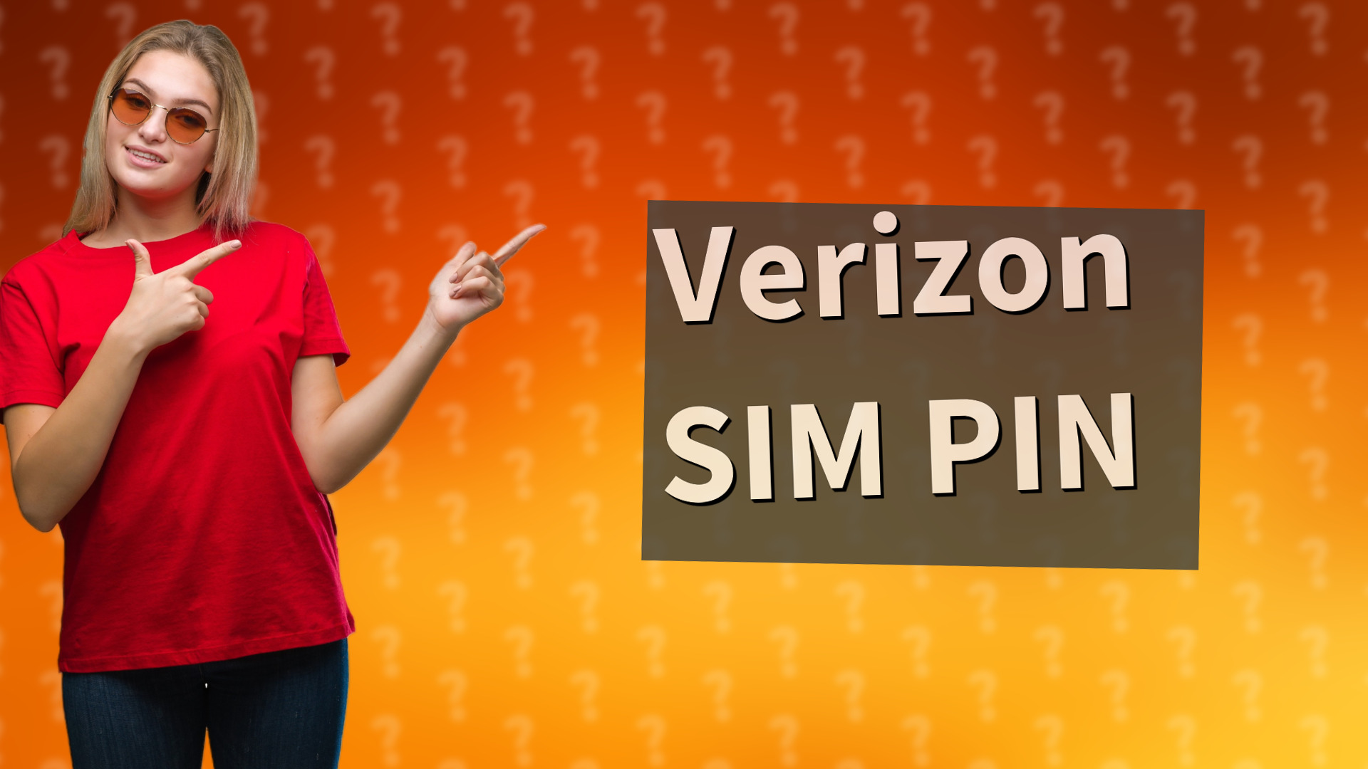 Verizon SIM PIN