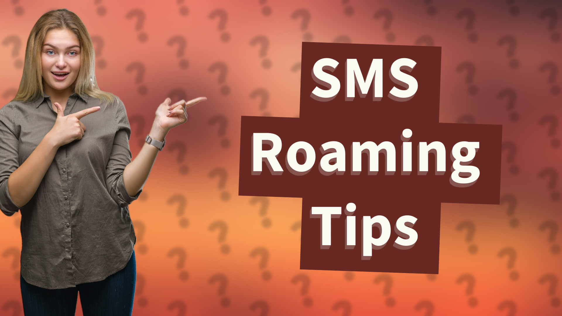 SMS Roaming Tips