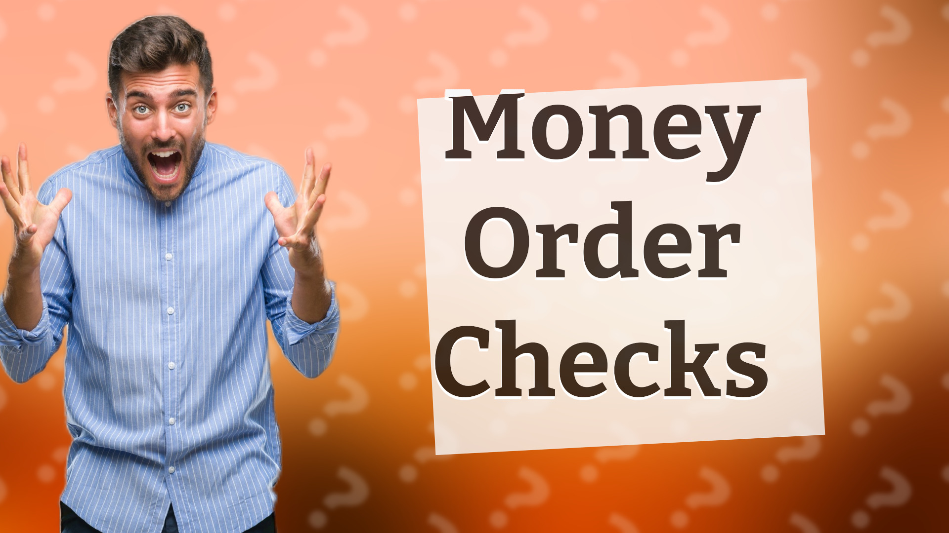Money Order Checks