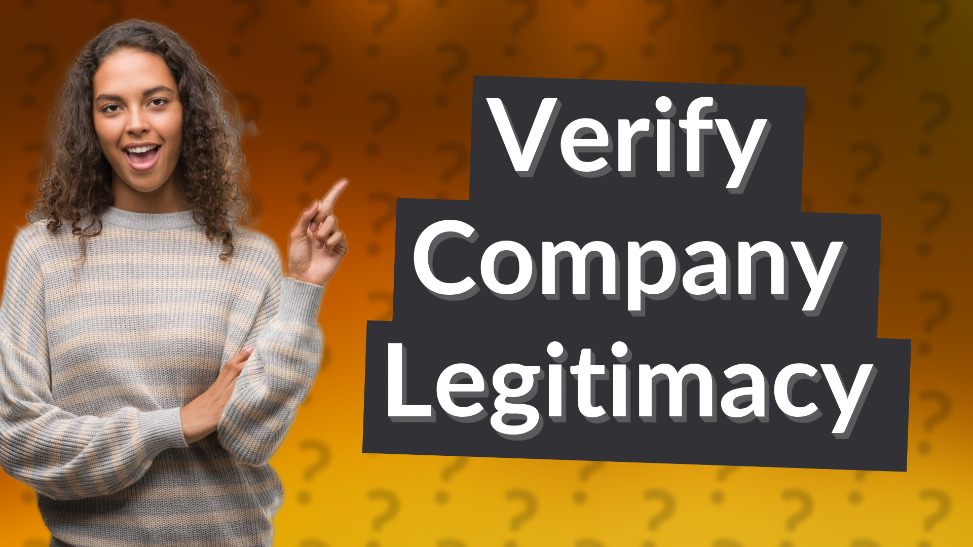 Verify Company Legitimacy
