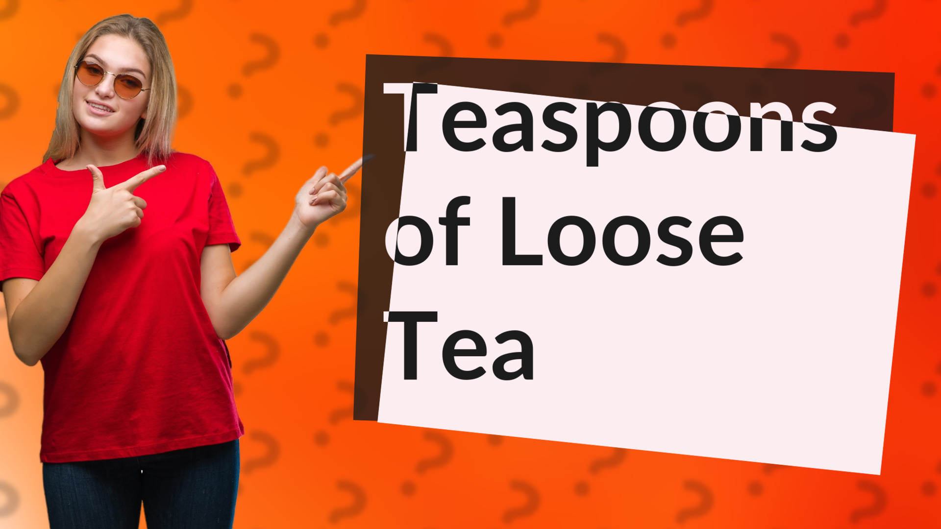Teaspoons of Loose Tea