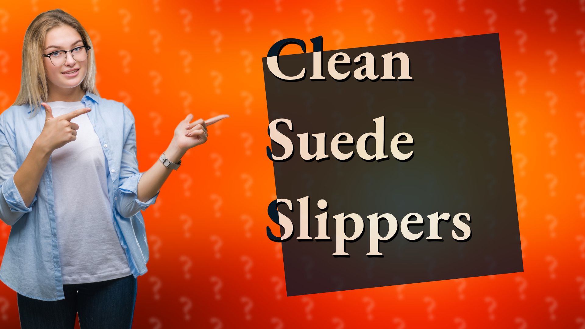 Clean Suede Slippers