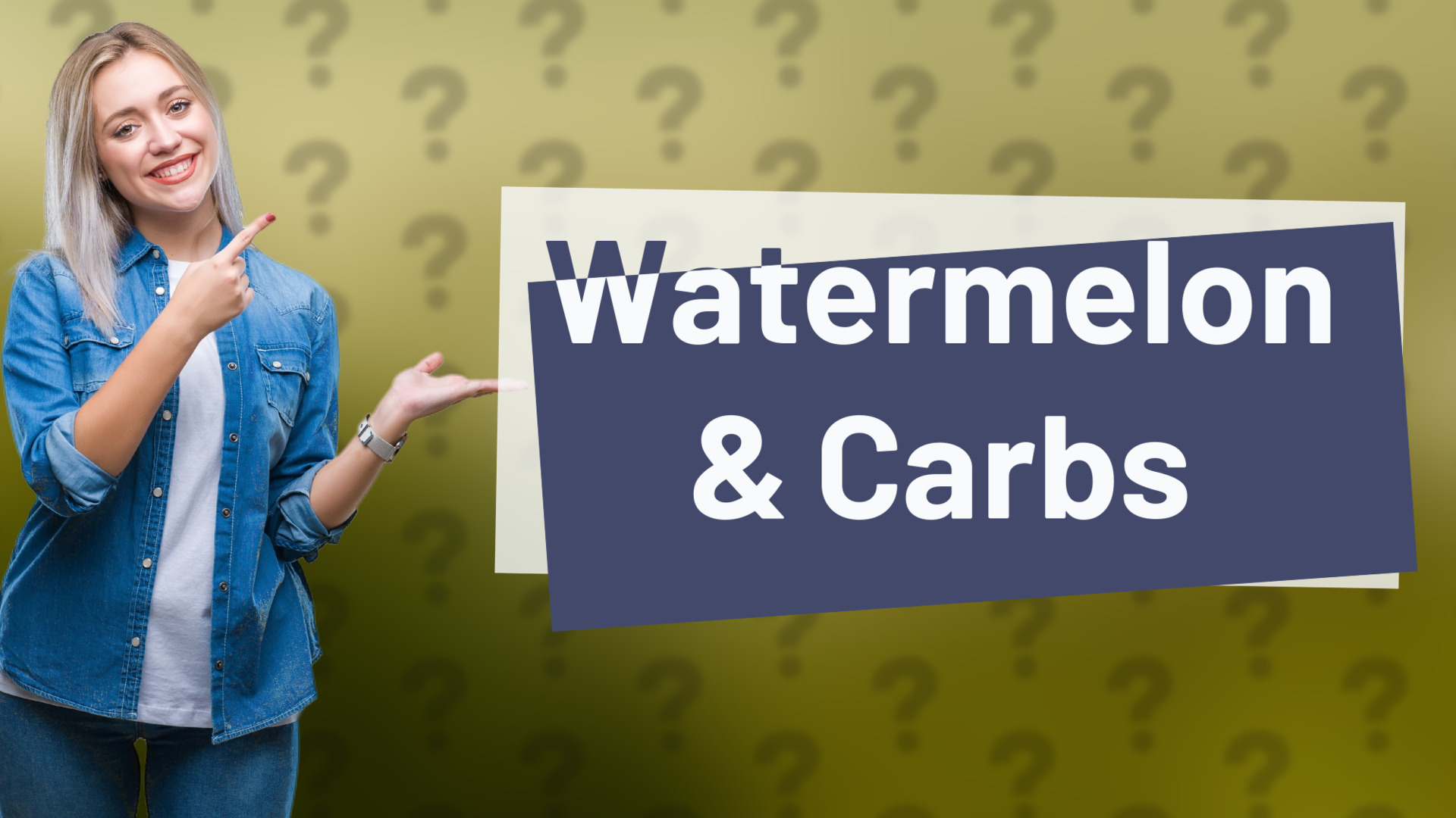 Watermelon & Carbs