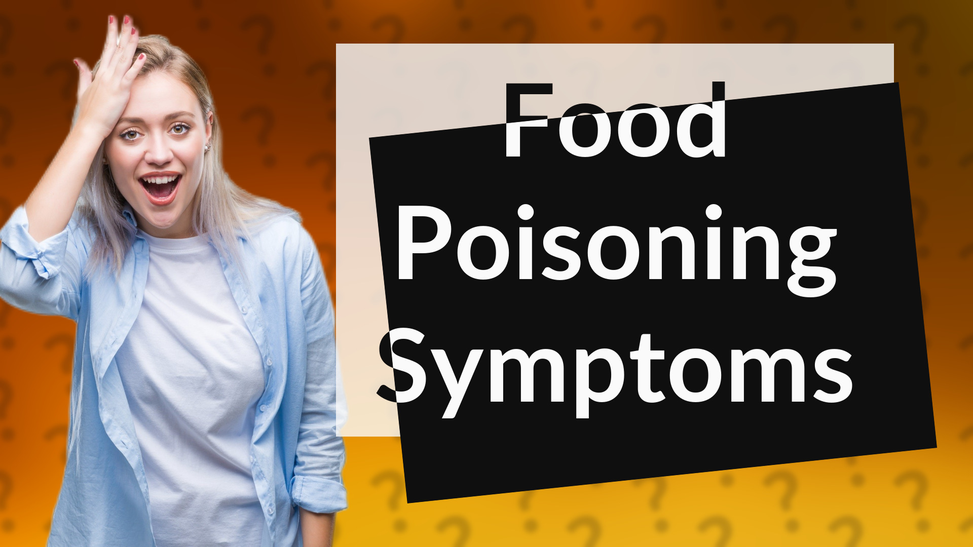 Food Poisoning Symptoms