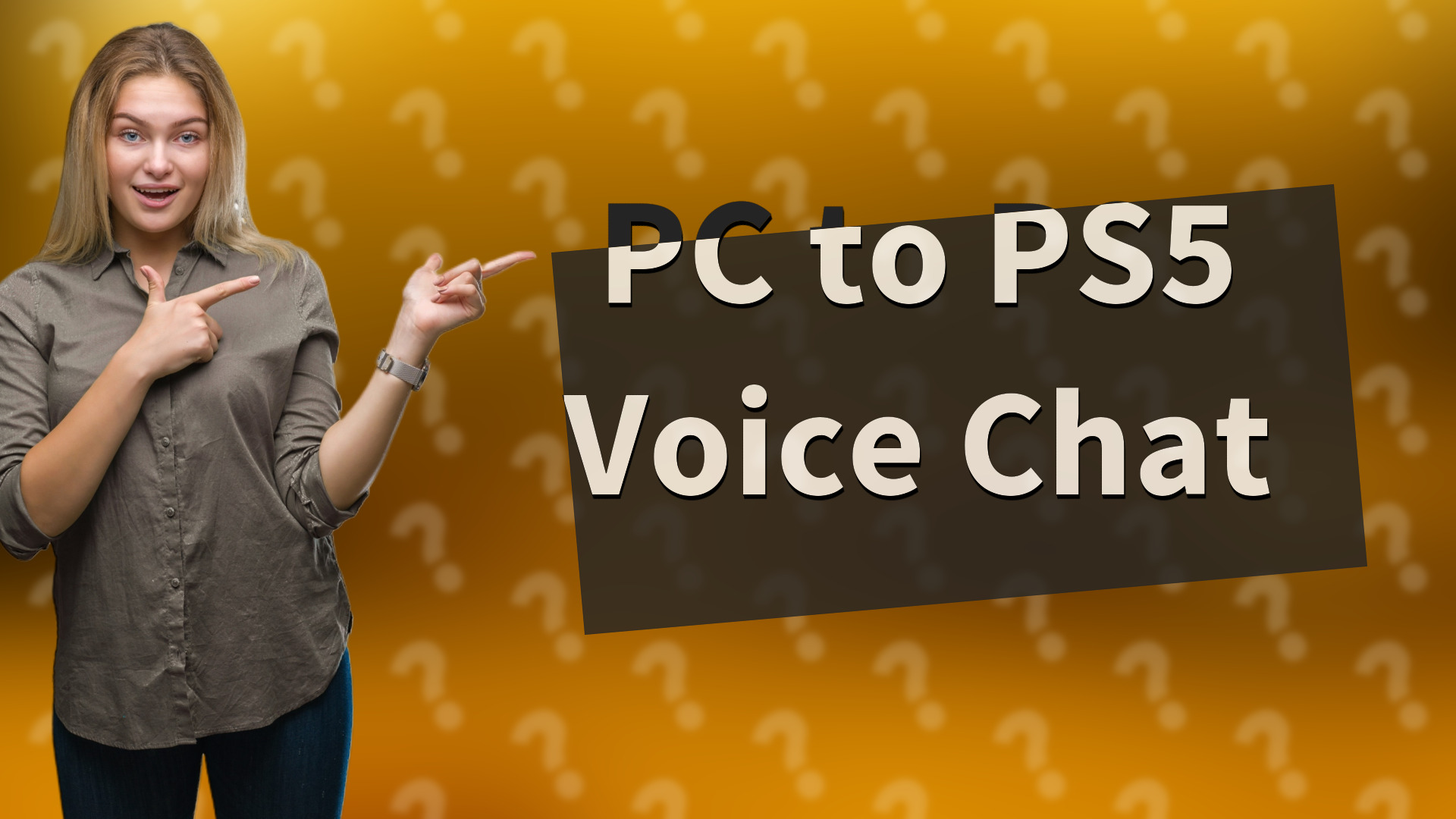 PC to PS5 Voice Chat